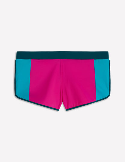 Swim Shorts-Pink, Colourblock-5