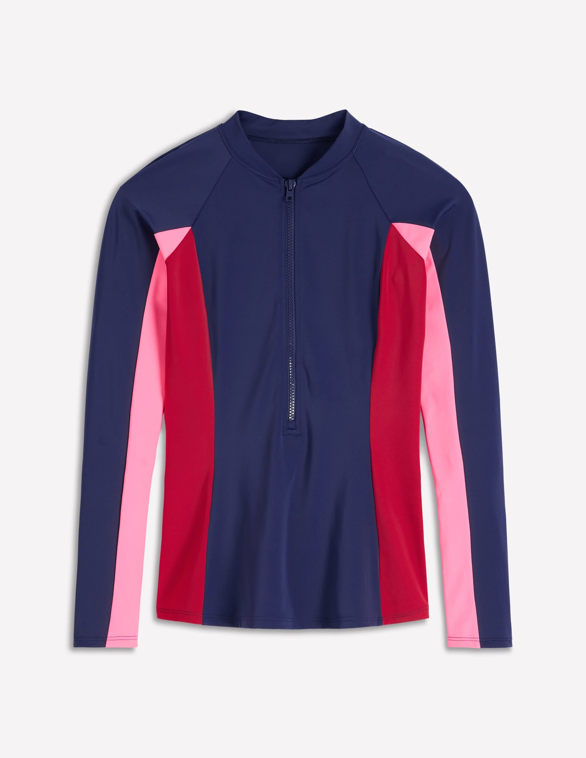 Sun Safe Raglan Guard Top-Navy Colourblock - Image 5