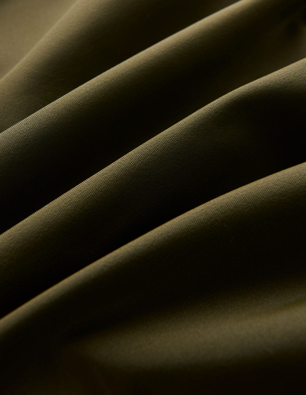 Pleated Cup Swimsuit-Olive - Image 7