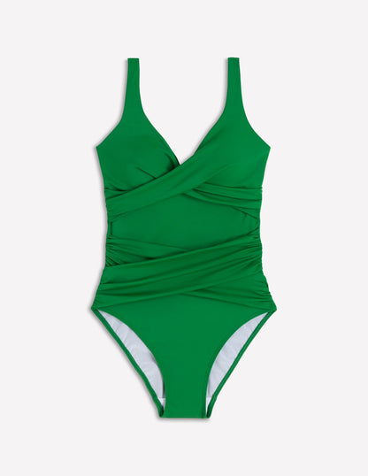 Cross Wrap Swimsuit-Verde-7