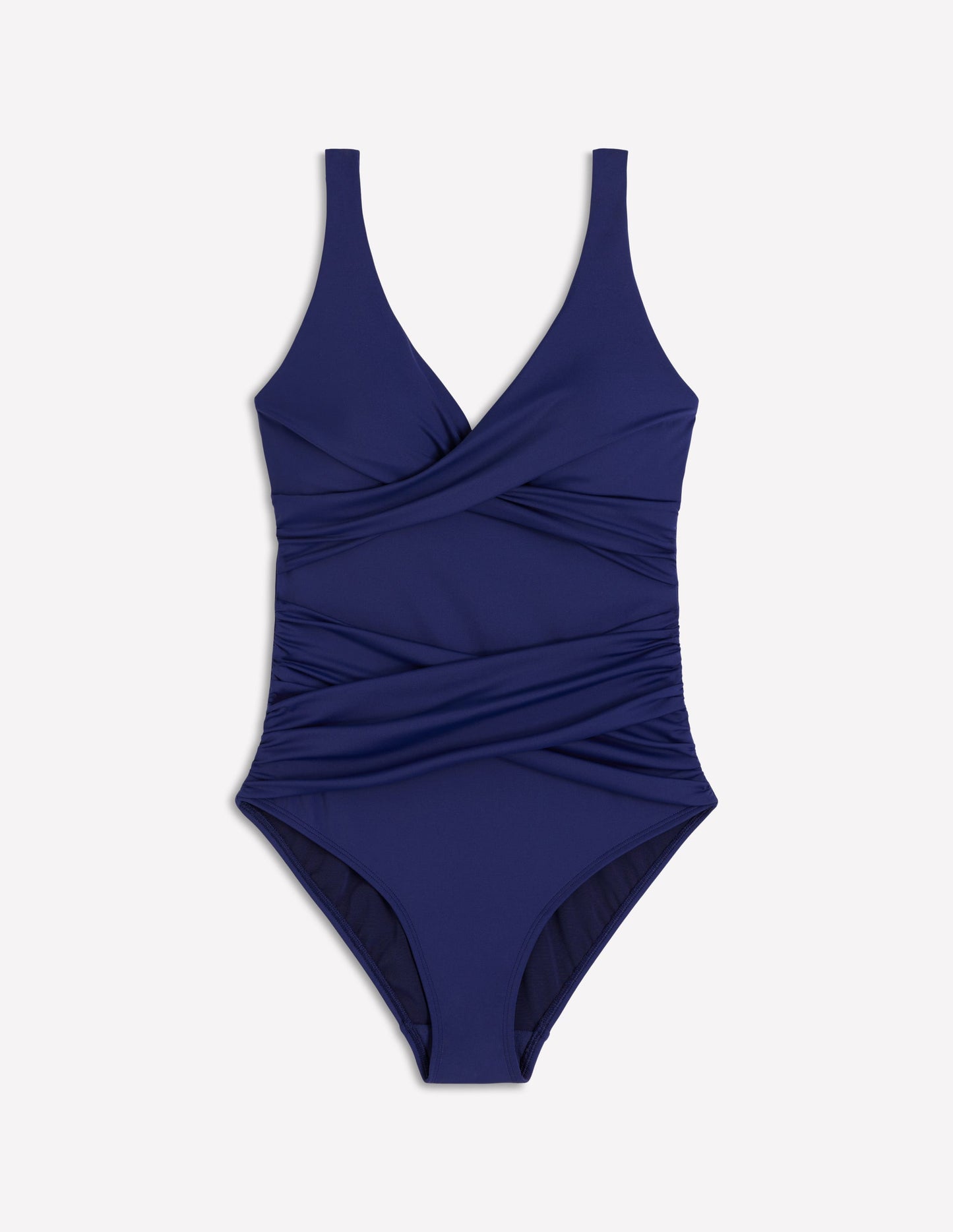 Cross Wrap Swimsuit-Navy