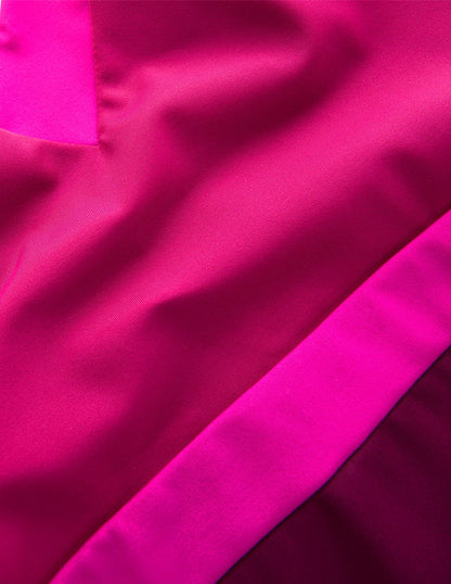 Campania Cross-back Swimsuit-Chocberry Colourblock-7