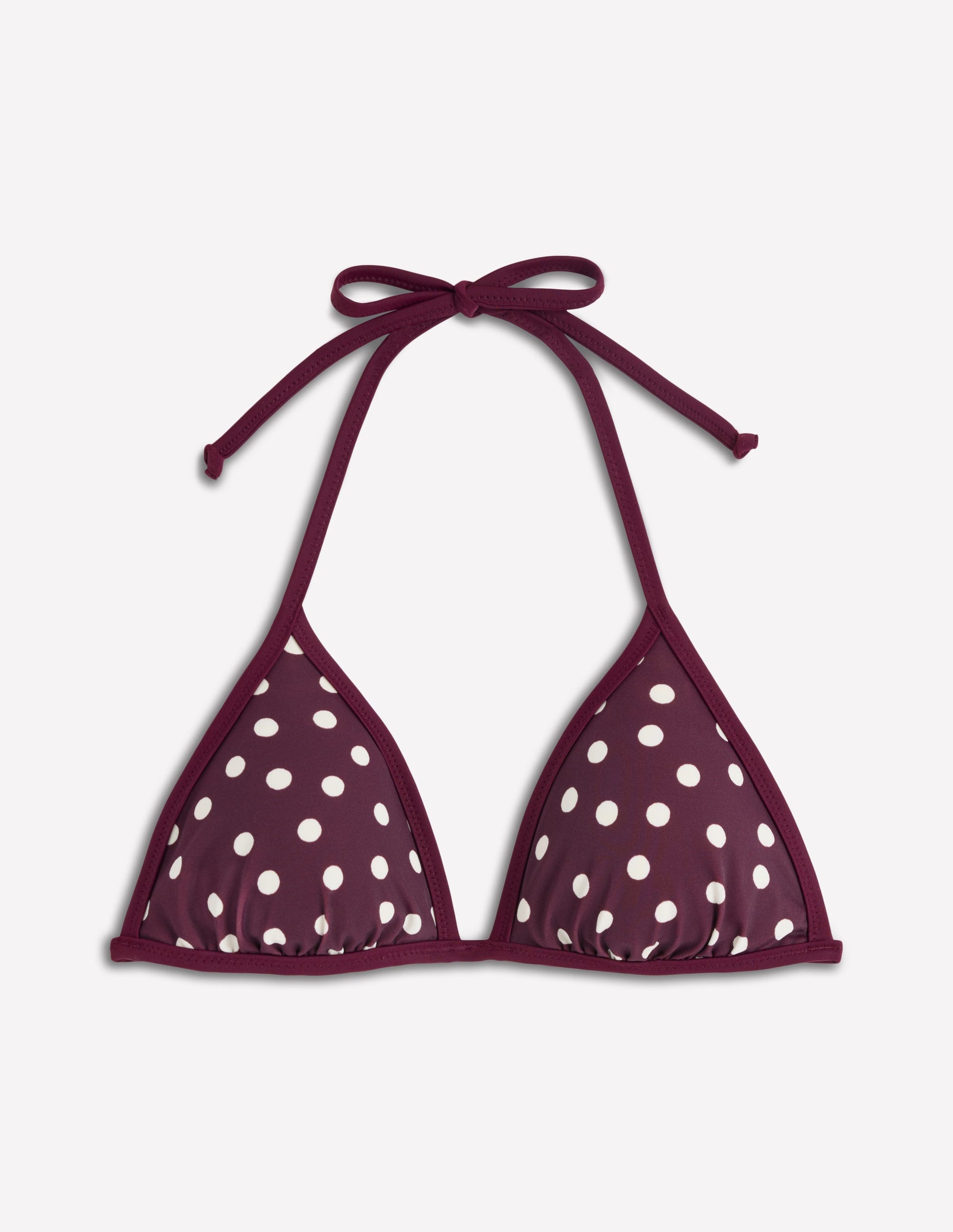 Symi Reversible Bikini Top-Chocberry, Stripe & Dot-5