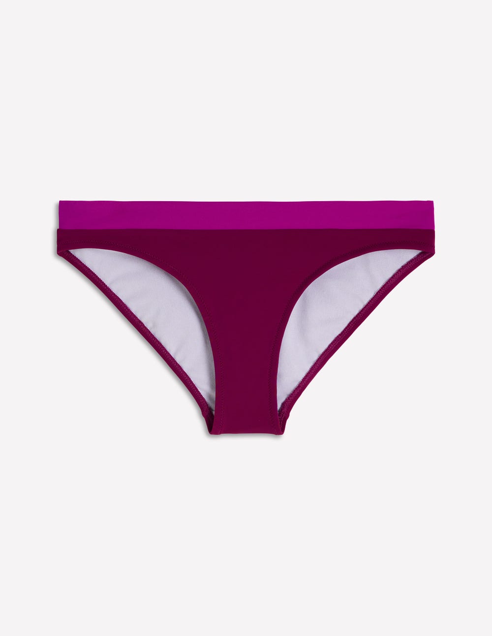 Panel Bikini Bottoms-Fuchsia, Snob, Chocberry-5