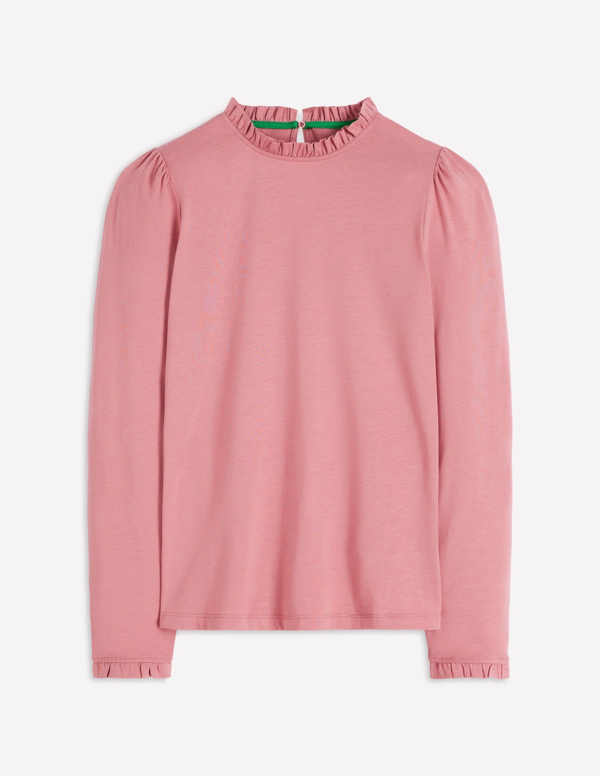 Supersoft Frill Detail Top-Vintage Rose - Image 5