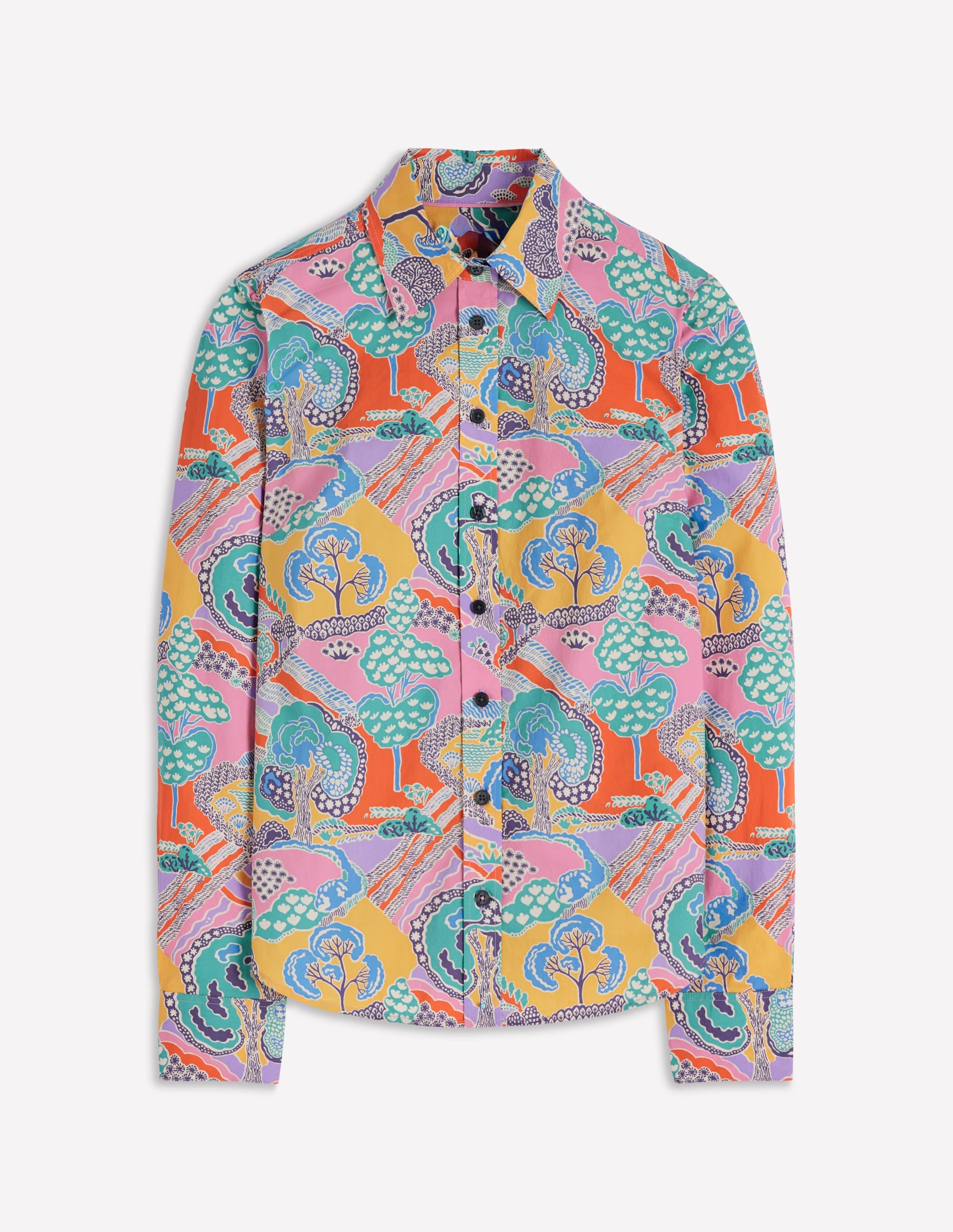 Sienna Cotton Shirt-Multi, Enchanted Dreamscape - Image 6