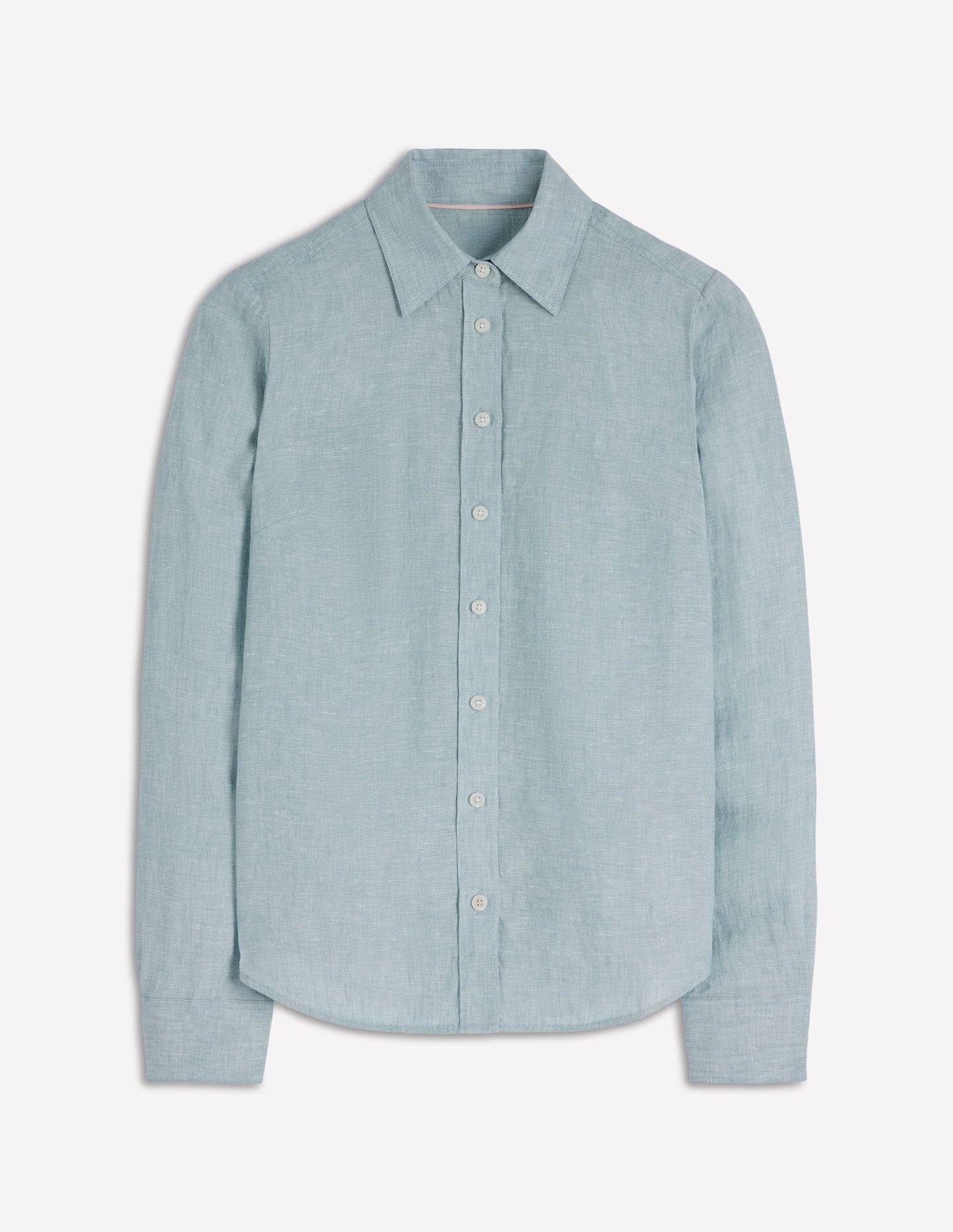 Sienna Linen Shirt-Tourmaline Chambray