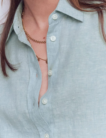 Sienna Linen Shirt-Tourmaline Chambray-3