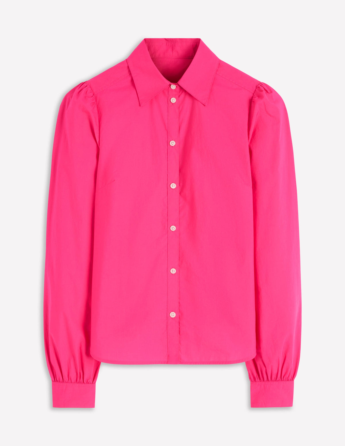Cara Cotton Shirt-Pop Pansy - Image 5
