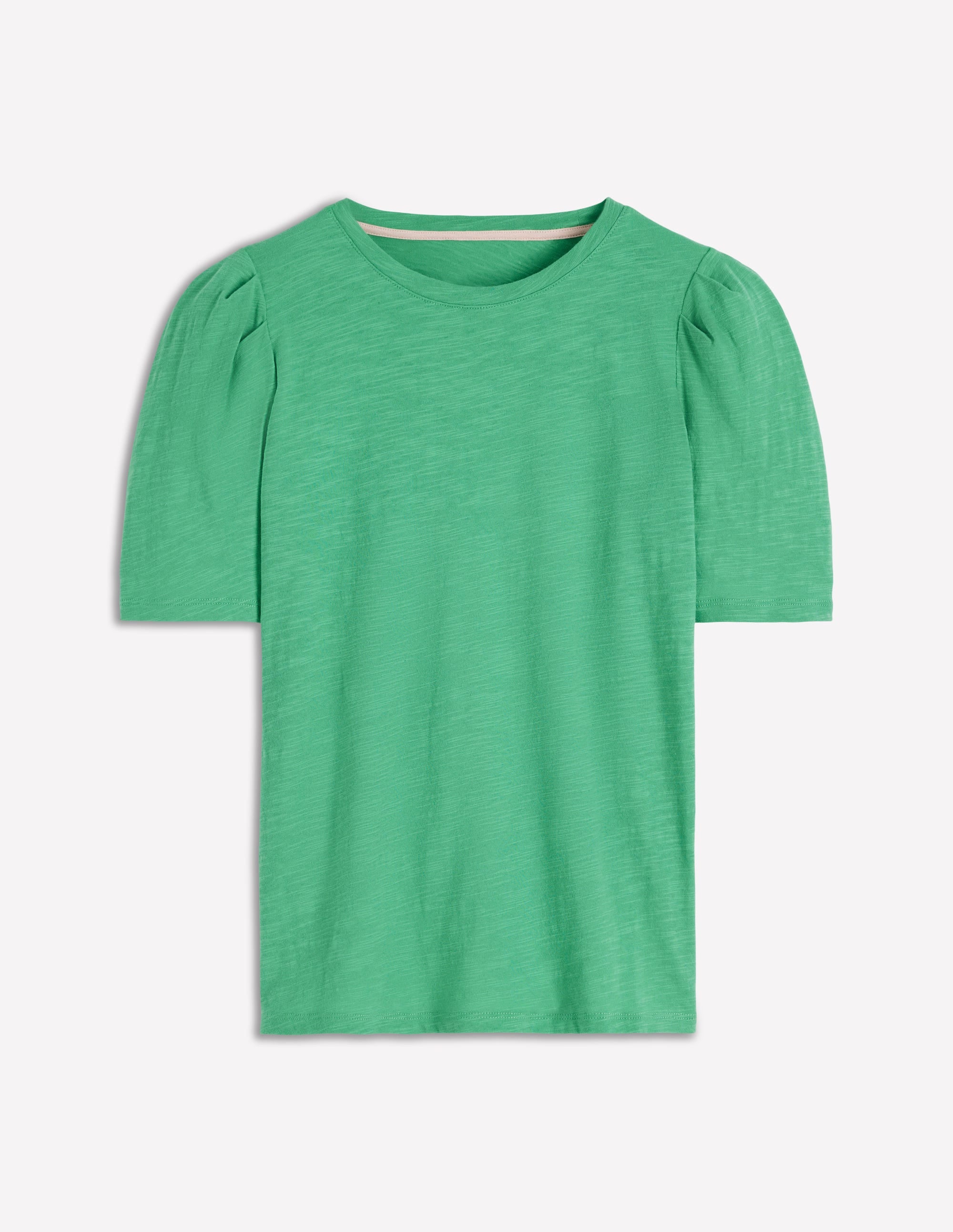 Sophie Puff Sleeve T-shirt-Aloe Green - Image 6
