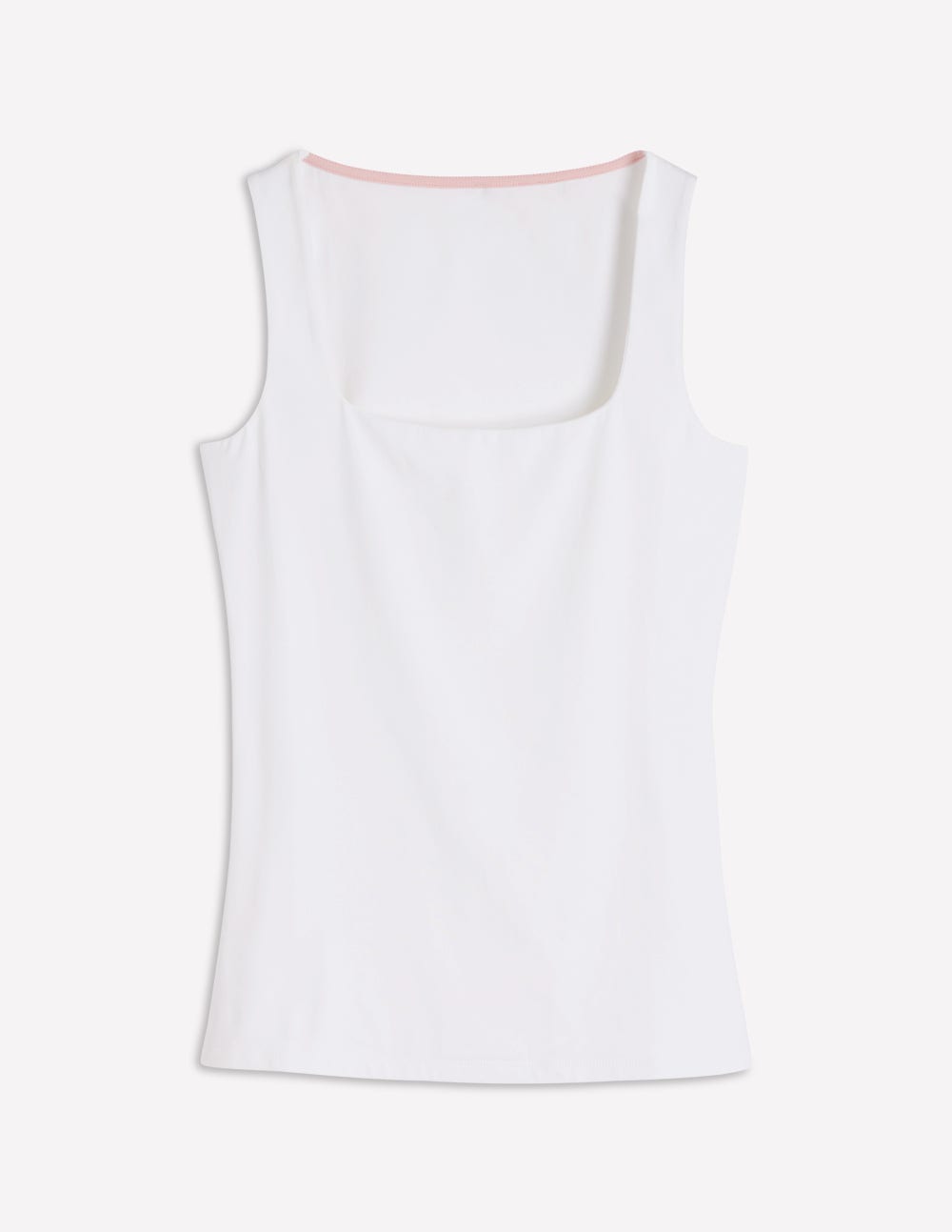 Brooke Double Layer Tank-White - Image 4