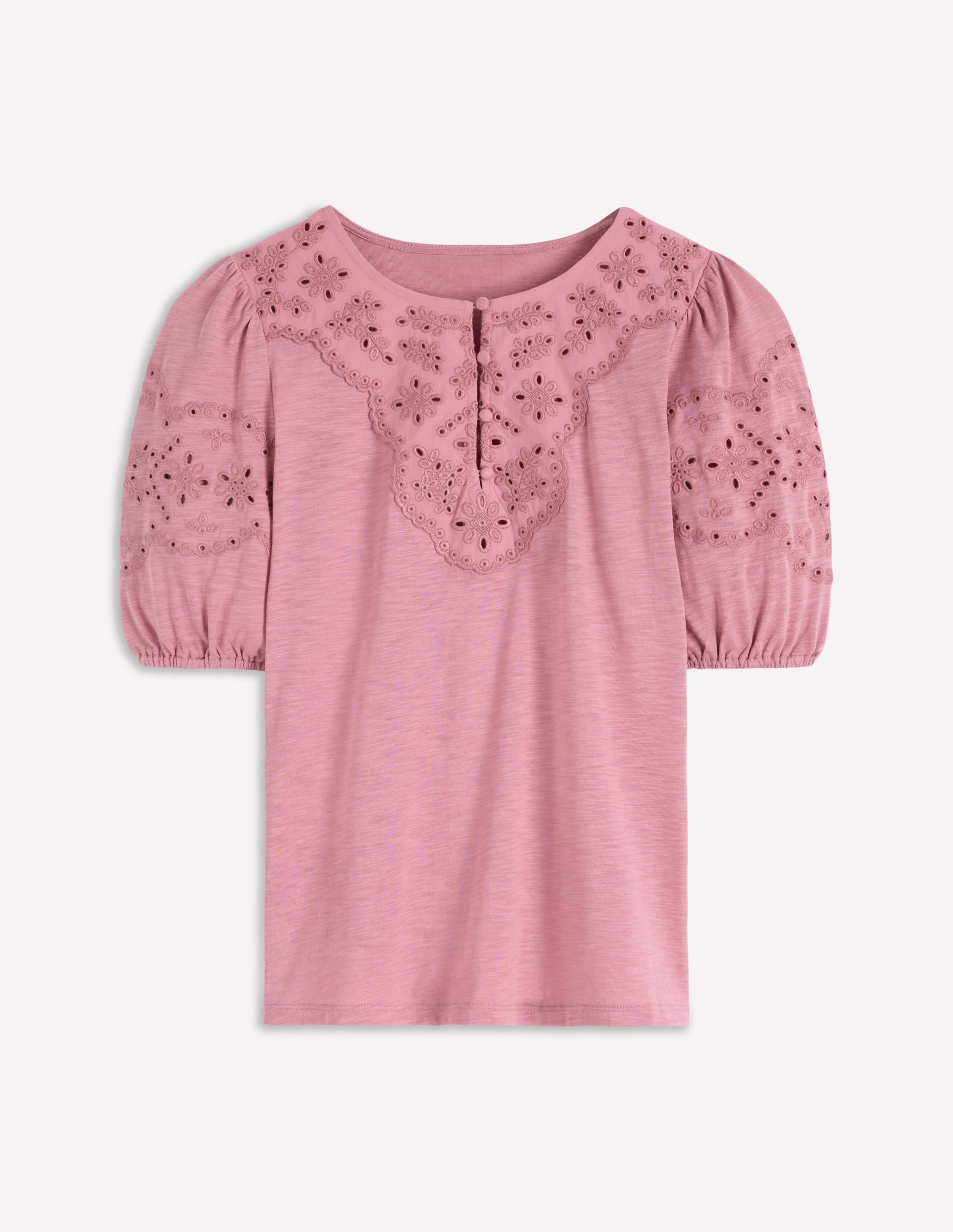Ada Broderie Mix Top-Lilas - Image 5