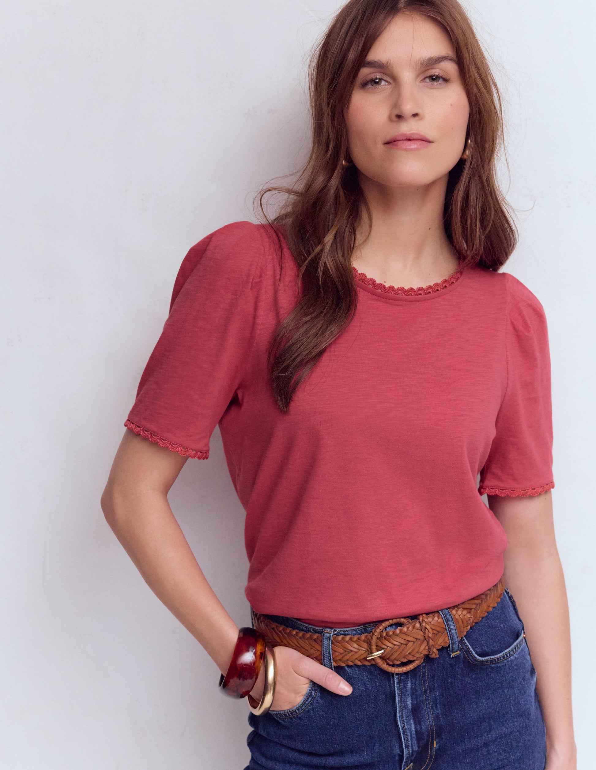 Ali Trim T-shirt-Hollyberry-4