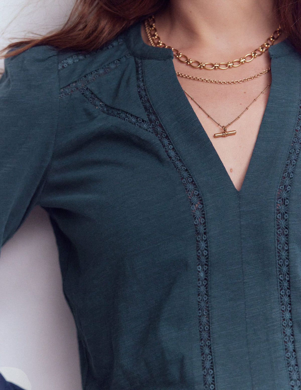 Poppy Long Sleeve Top-Moonlight Ocean - Image 2