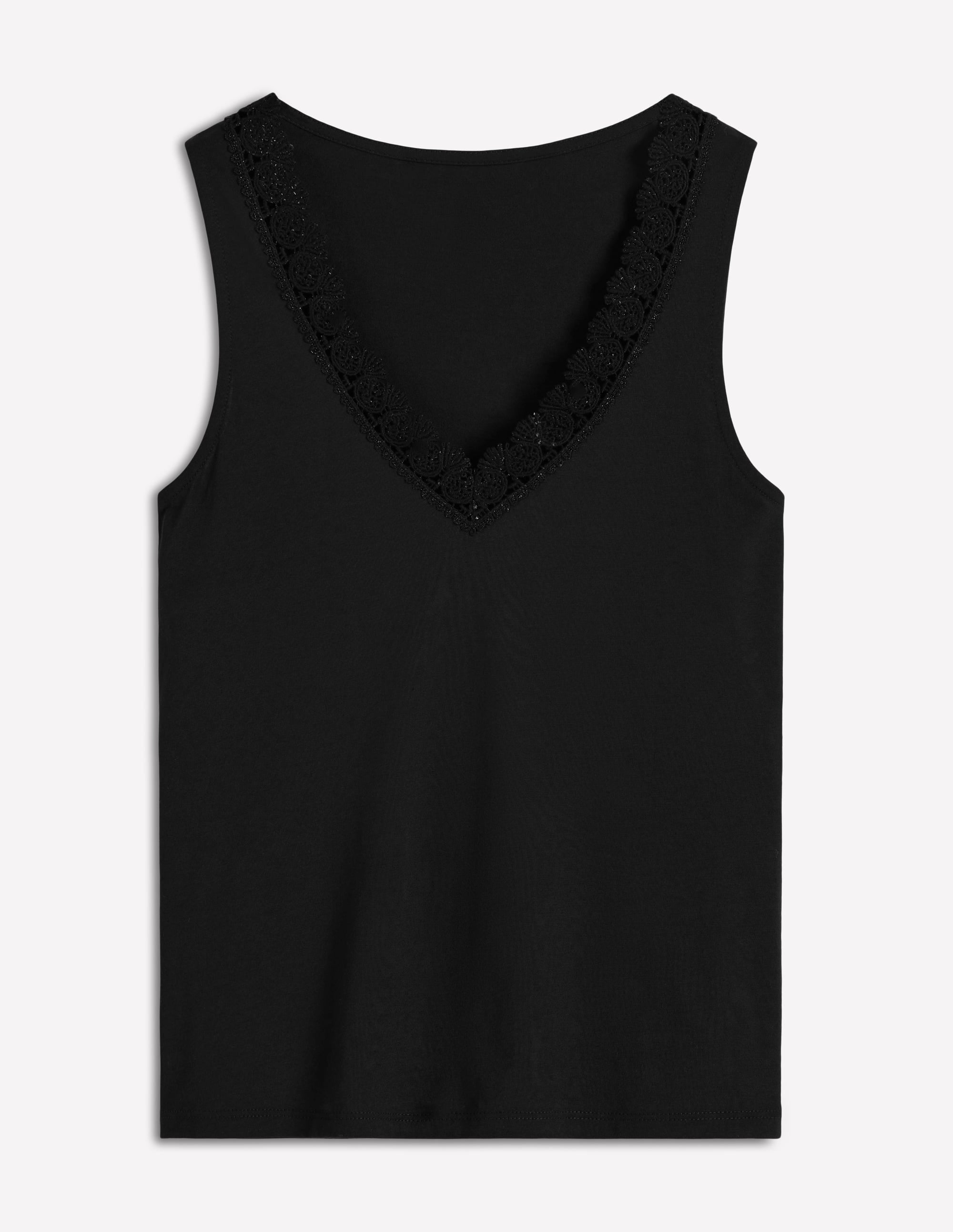 Supersoft V Neck Trim Vest-Black Beauty - Image 5