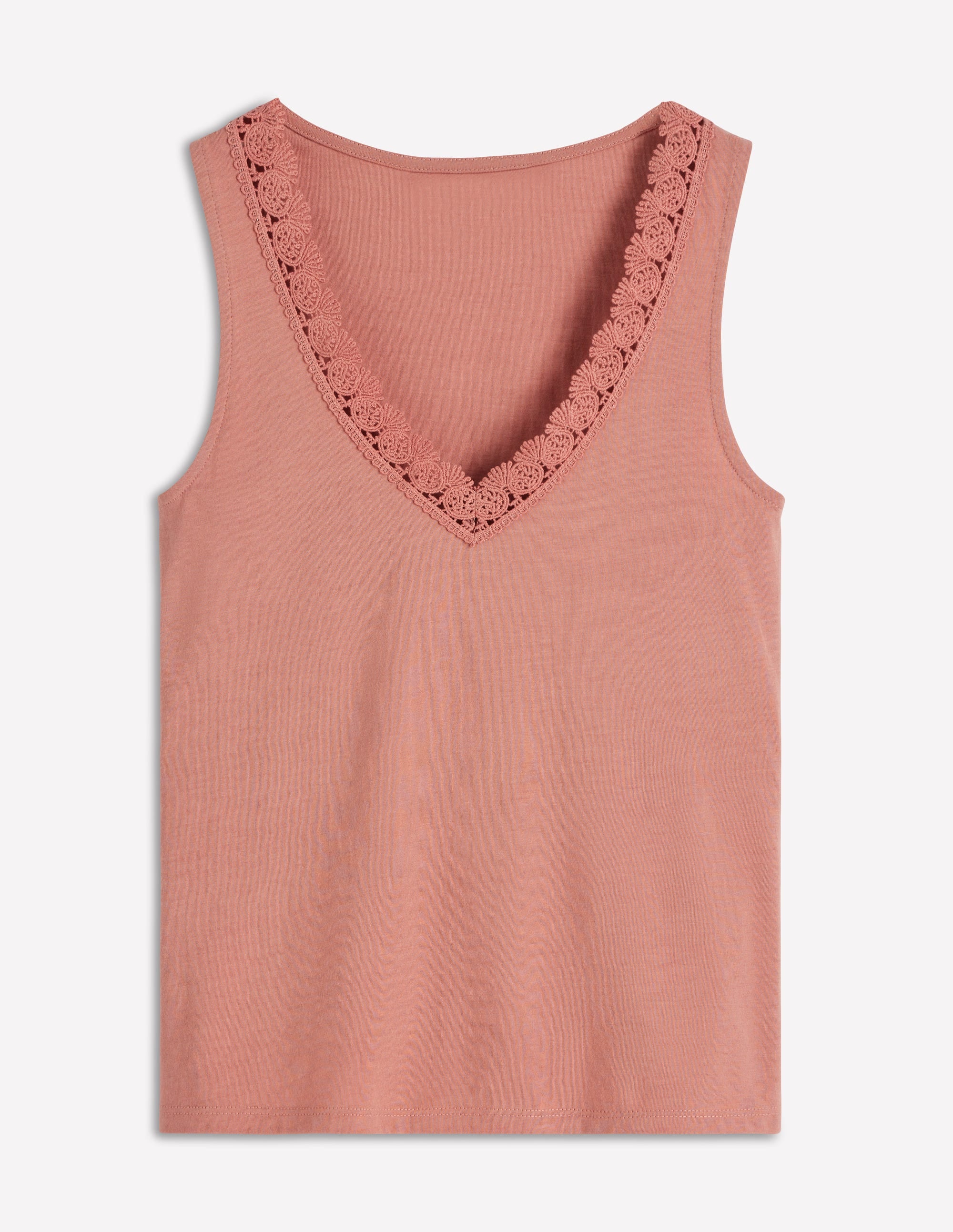Supersoft V Neck Trim Vest-Vintage Rose - Image 5