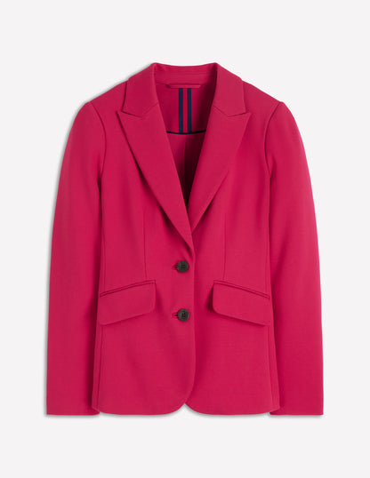Marylebone Ponte Blazer-Pomegranate-6