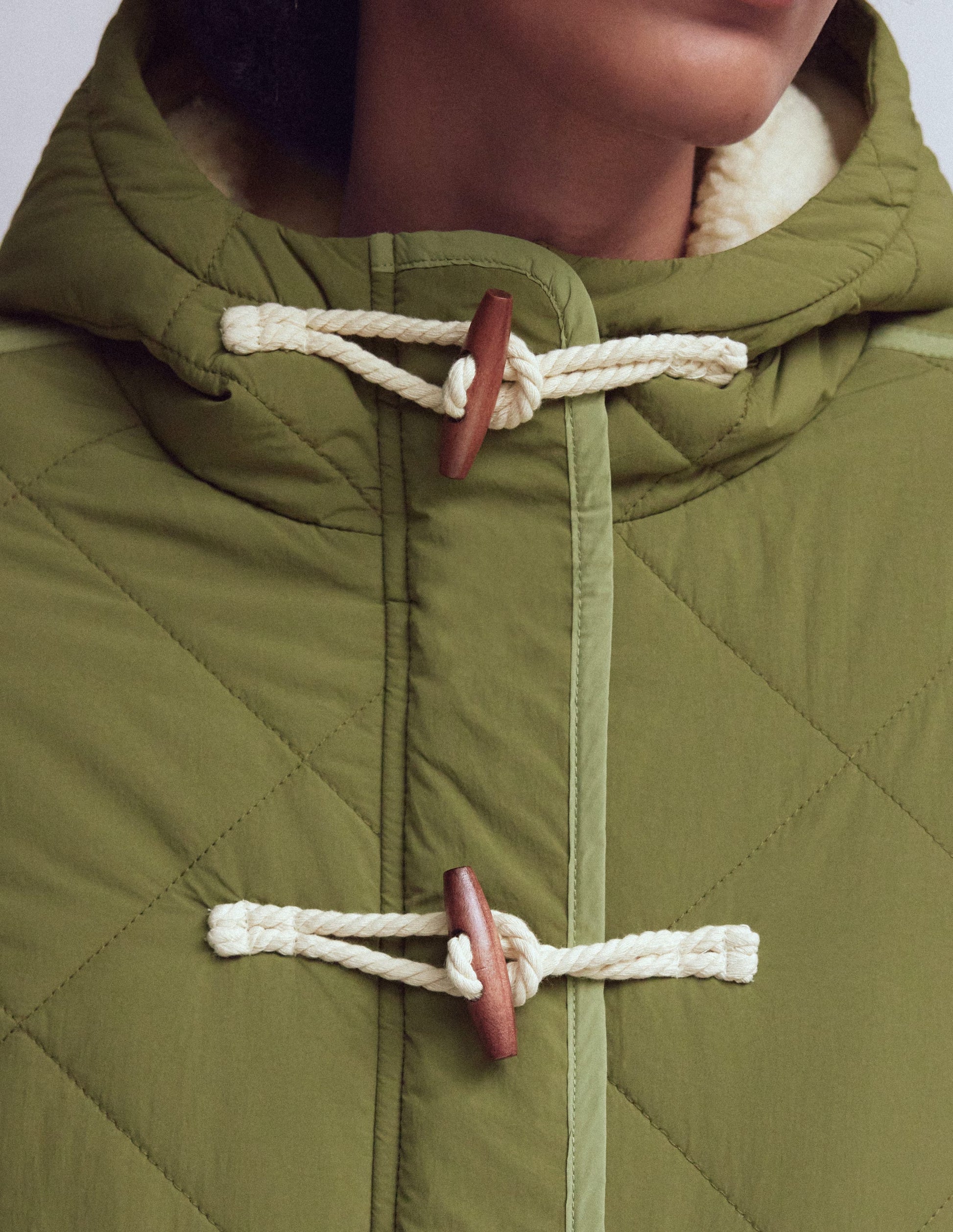 Duffle Quilted Parka-Green-3