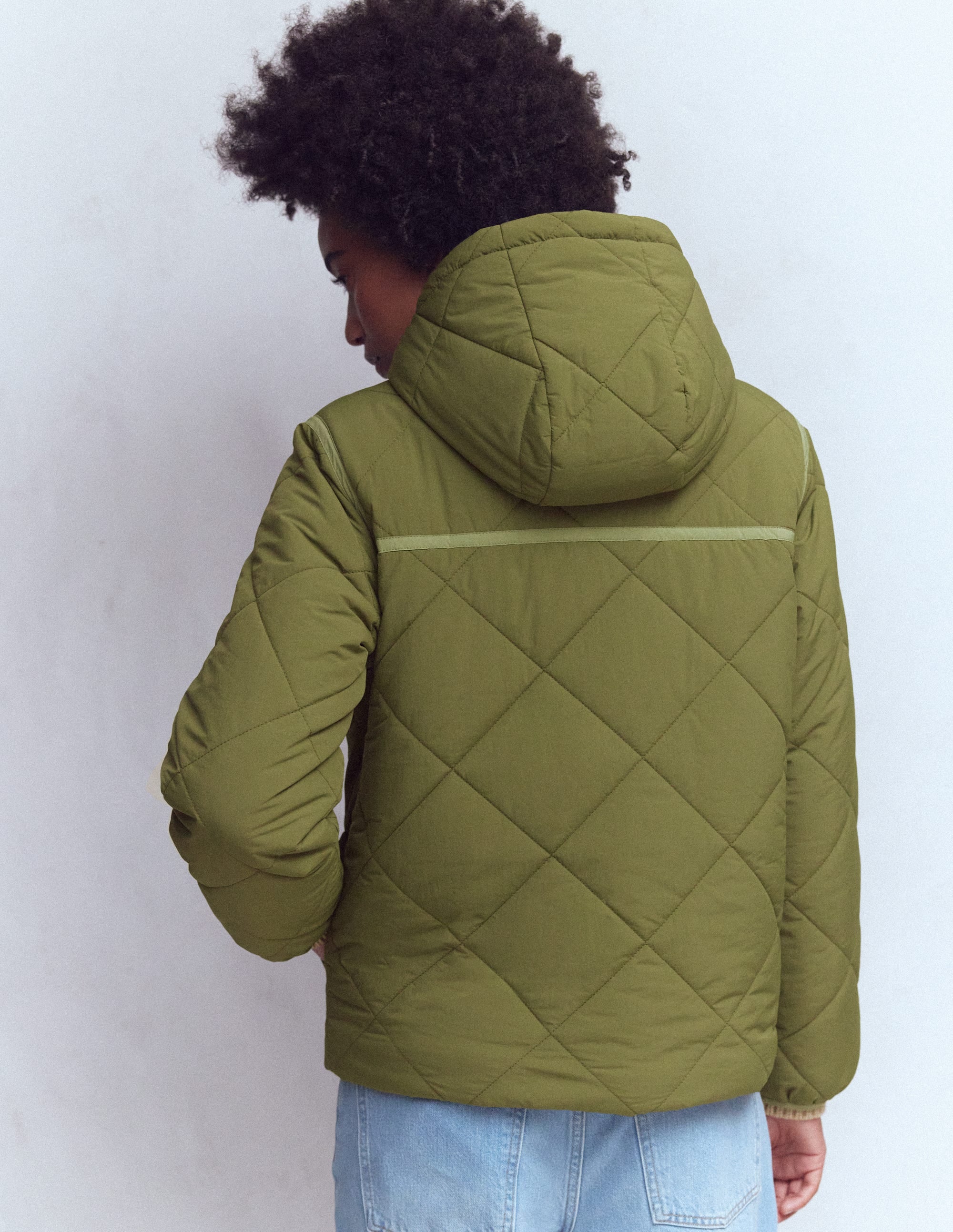 Duffle Quilted Parka-Green - Image 4