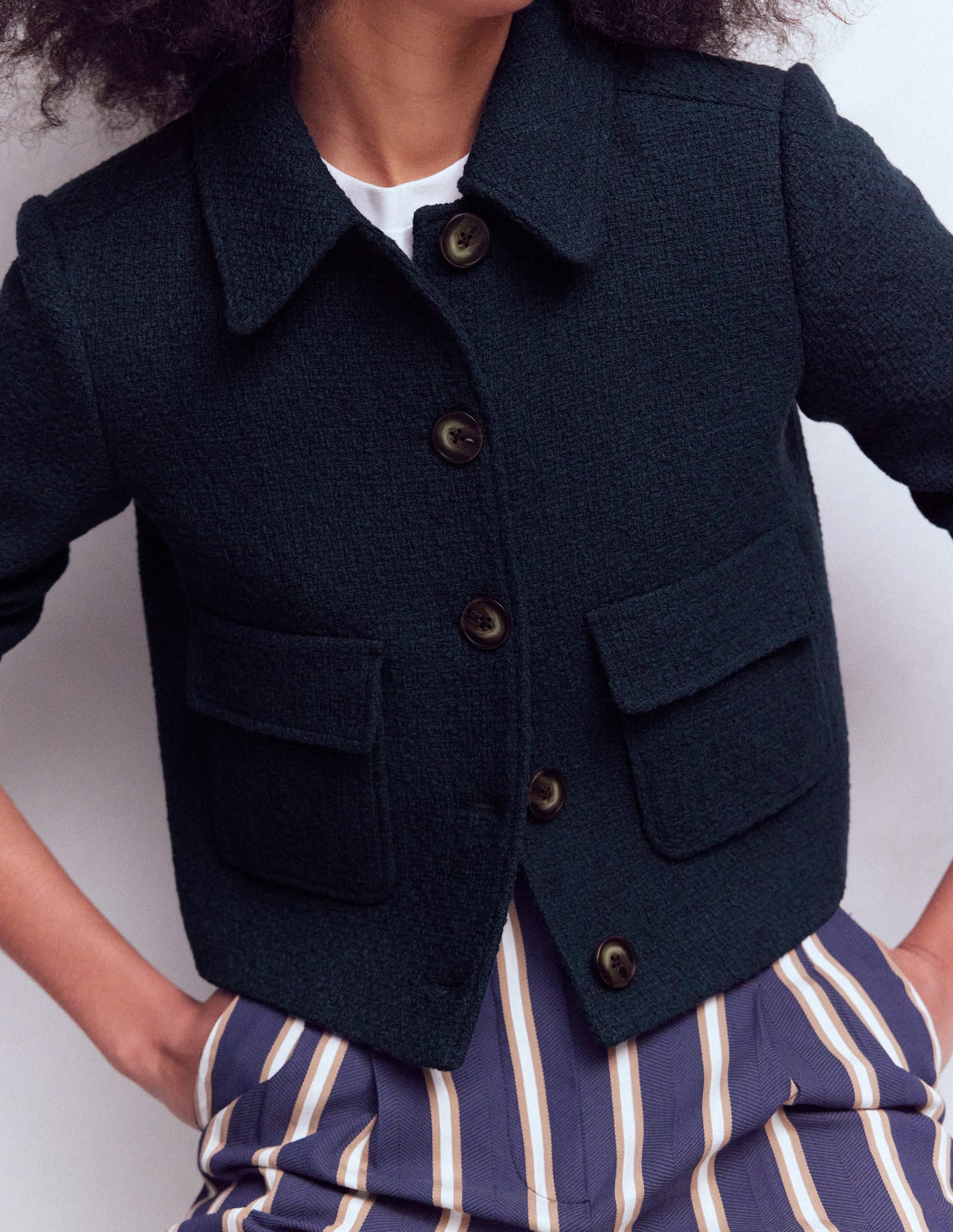 Lisburn Patch Pocket Jacket-Navy - Image 2