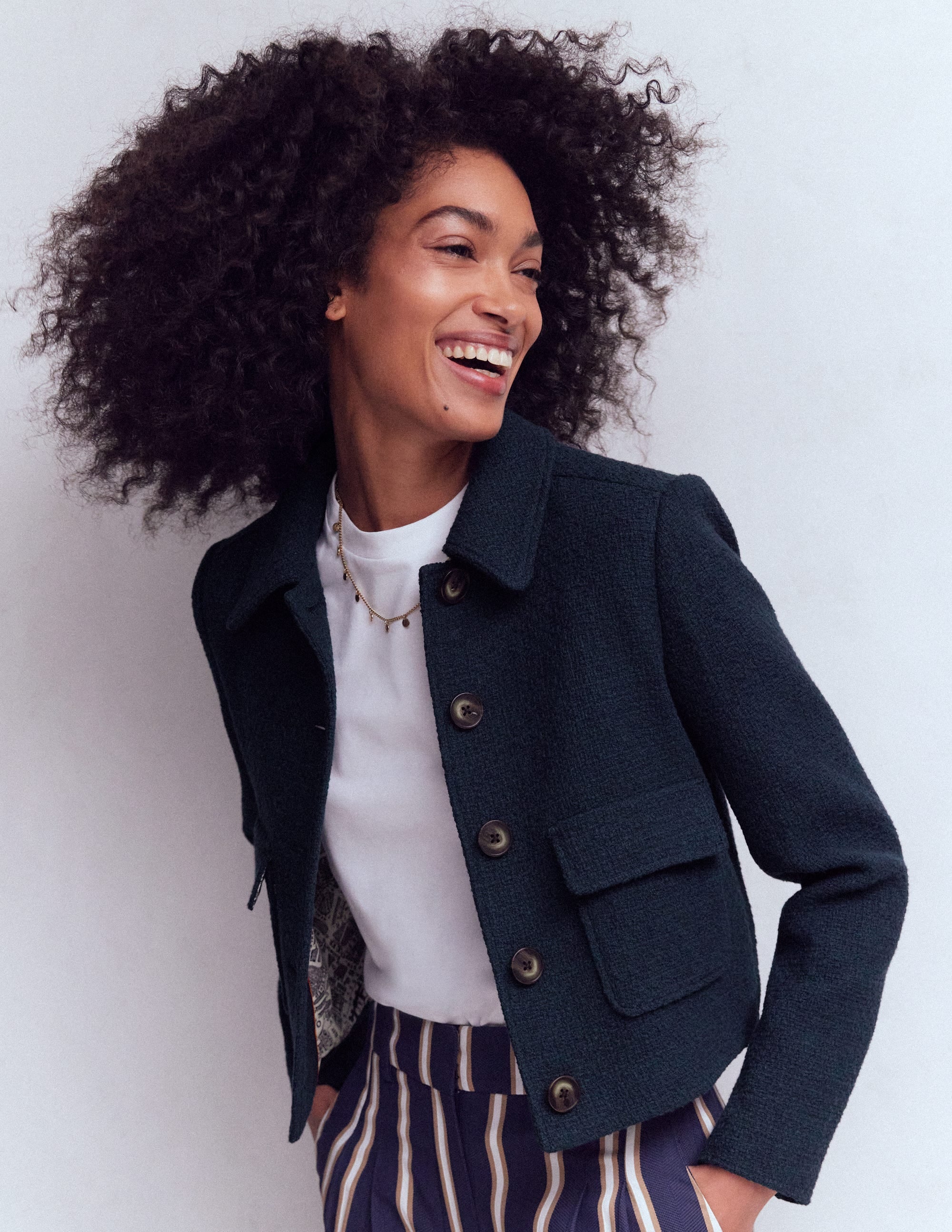 Lisburn Patch Pocket Jacket-Navy - Image 4