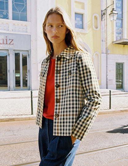 Gloucester Mac-Grey, Brown Multigingham-1