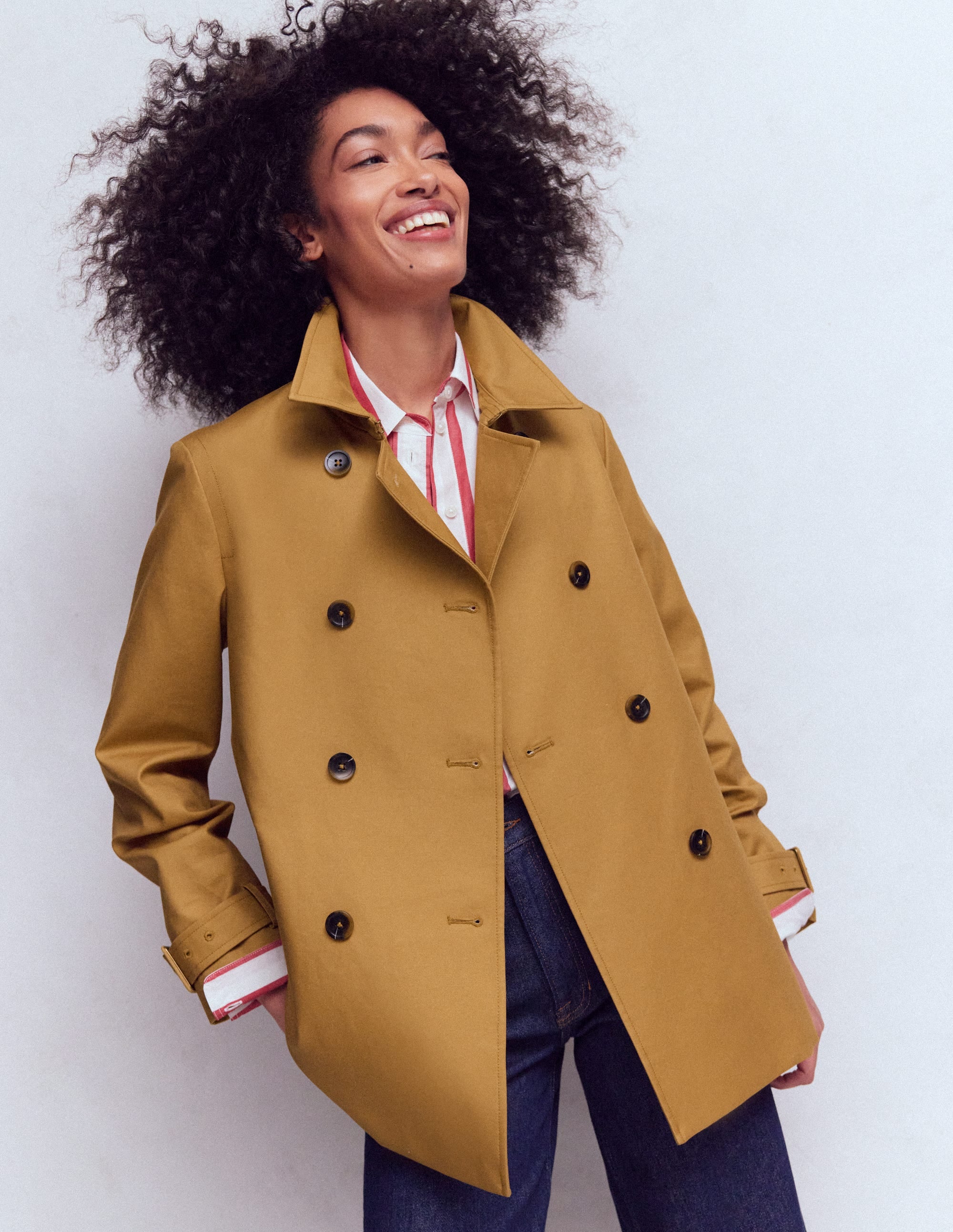 Heart Swing Trench-Hazelnut Brown - Image 1