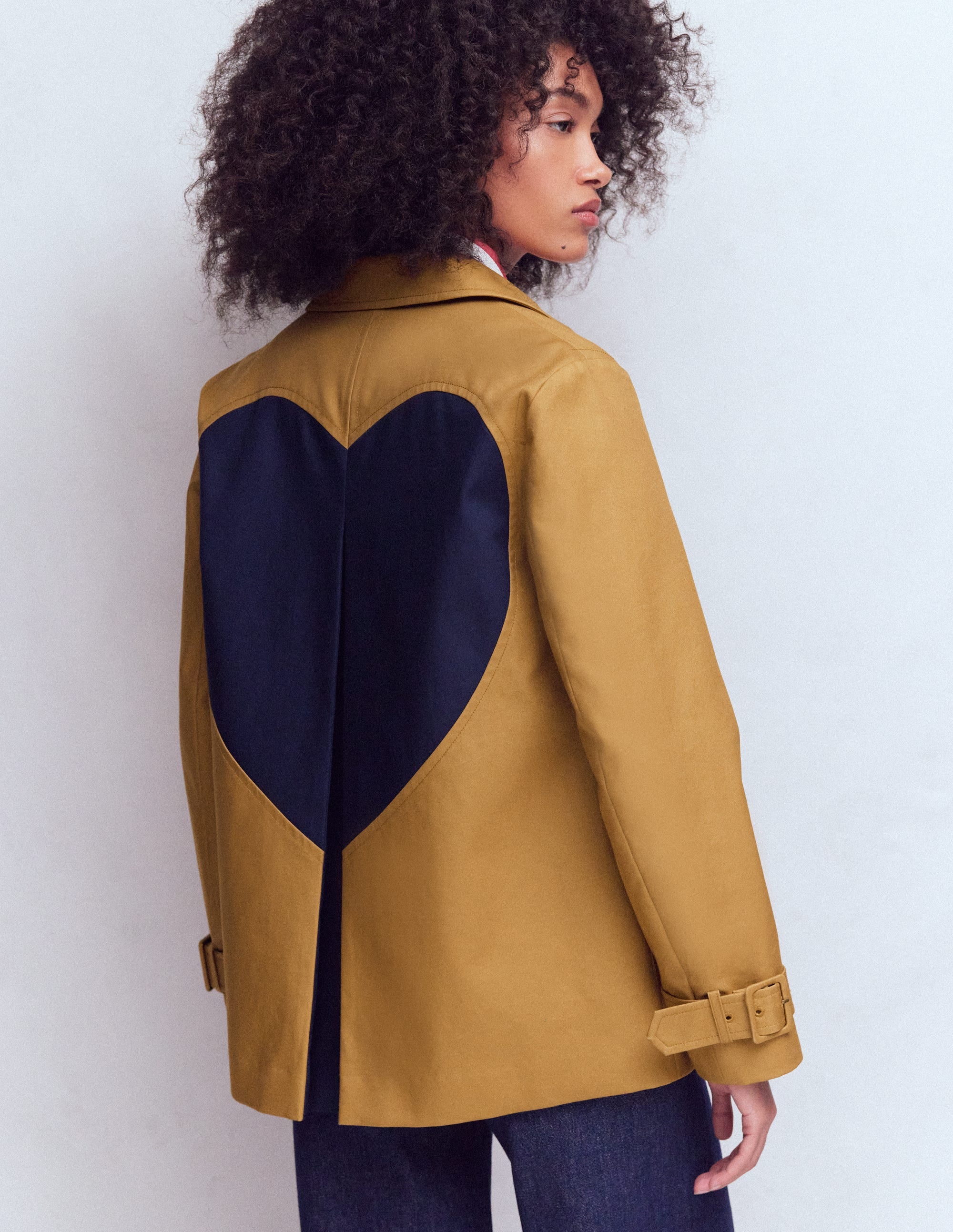 Heart Swing Trench-Hazelnut Brown - Image 3