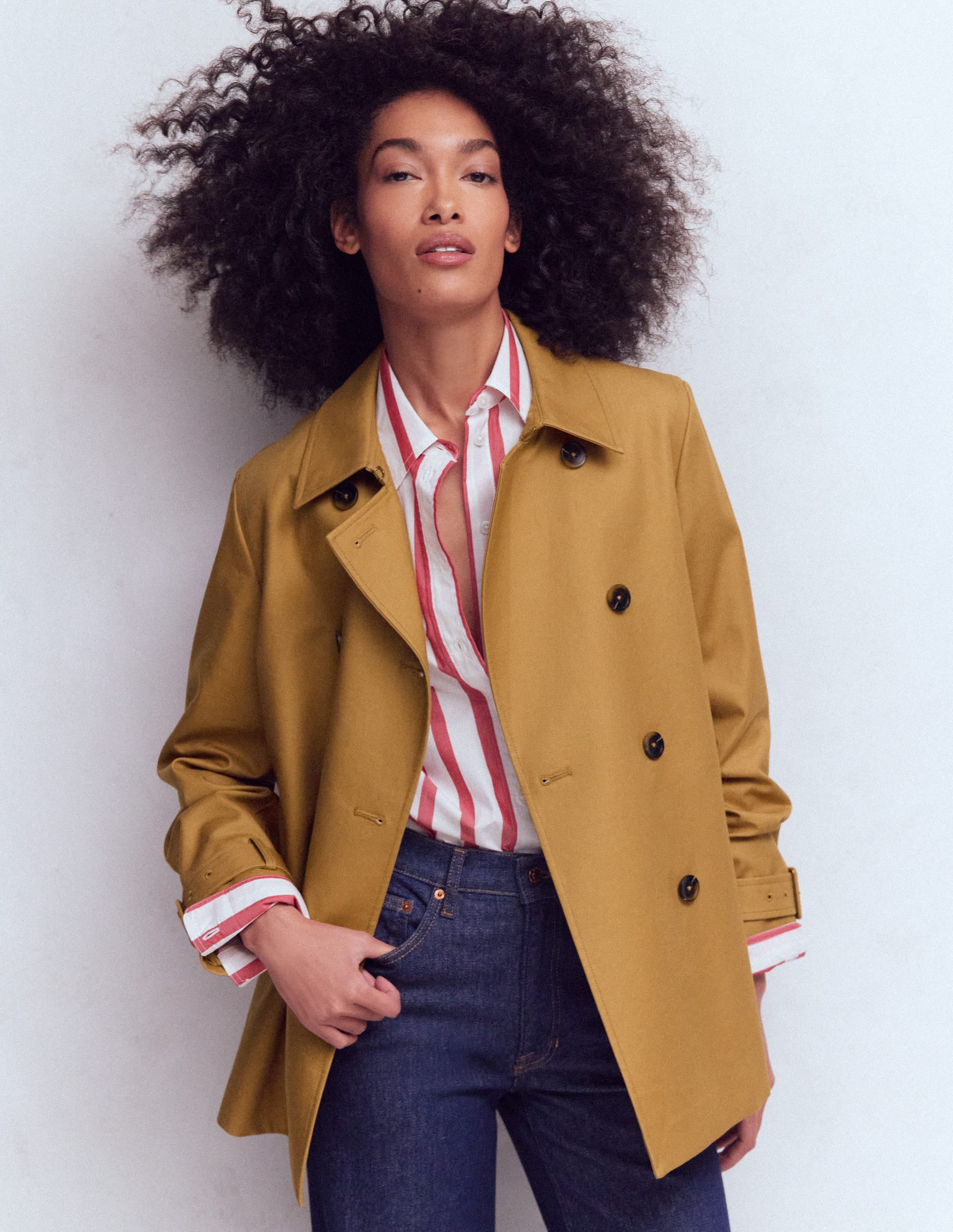 Heart Swing Trench-Hazelnut Brown - Image 4