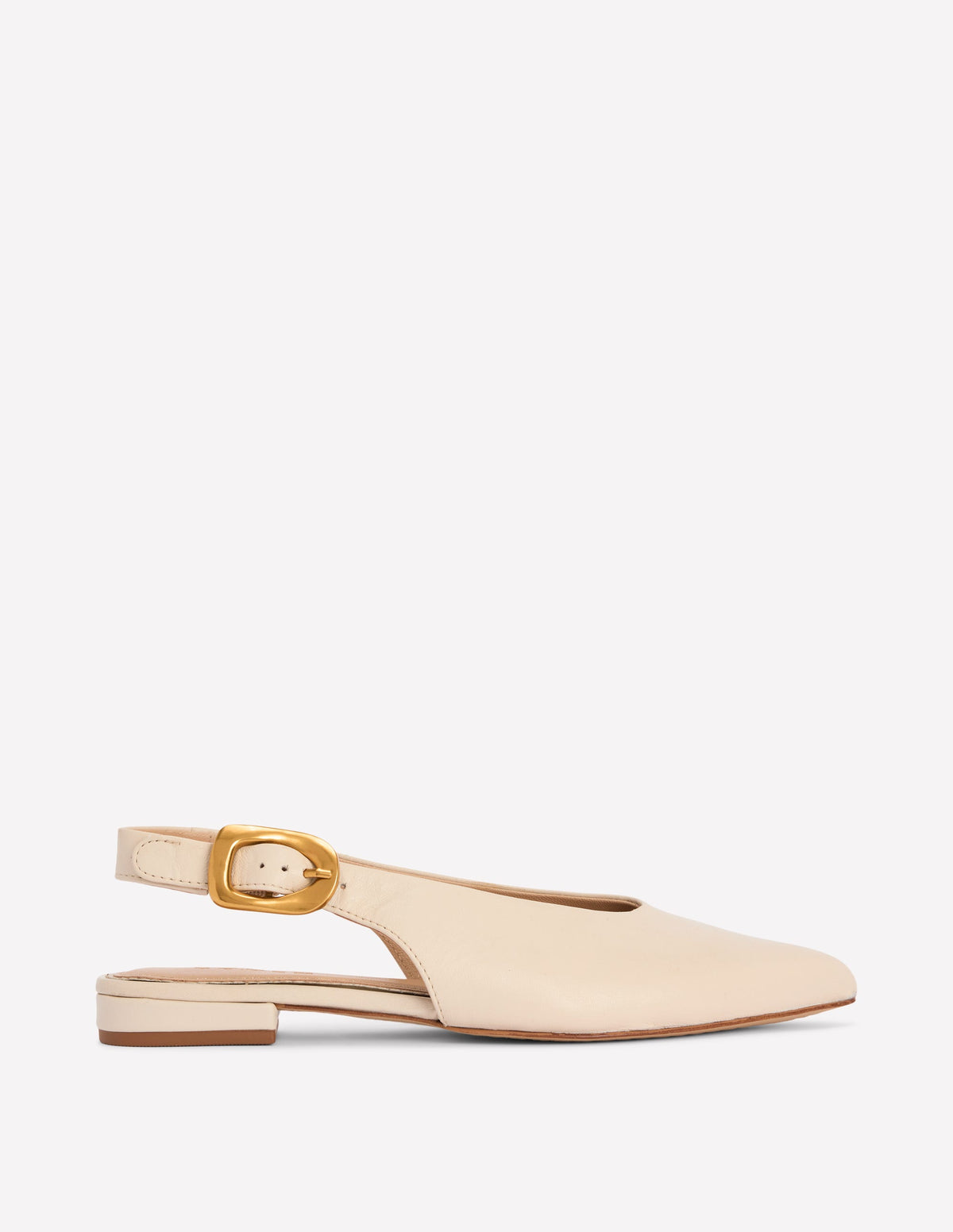 High Cut Flat Point-Ecru - Image 1