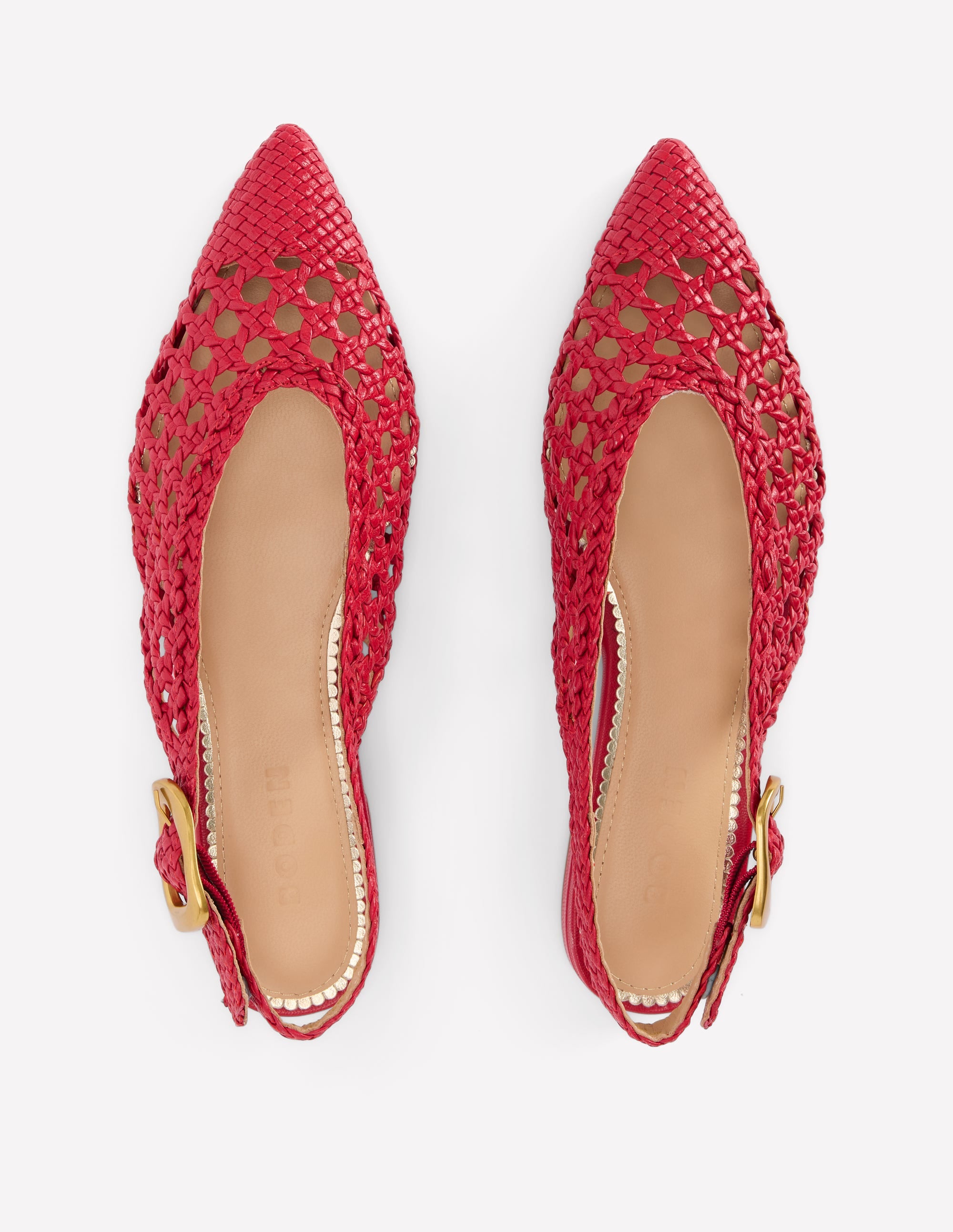 High Cut Flat Point-Red Weave - Image 5
