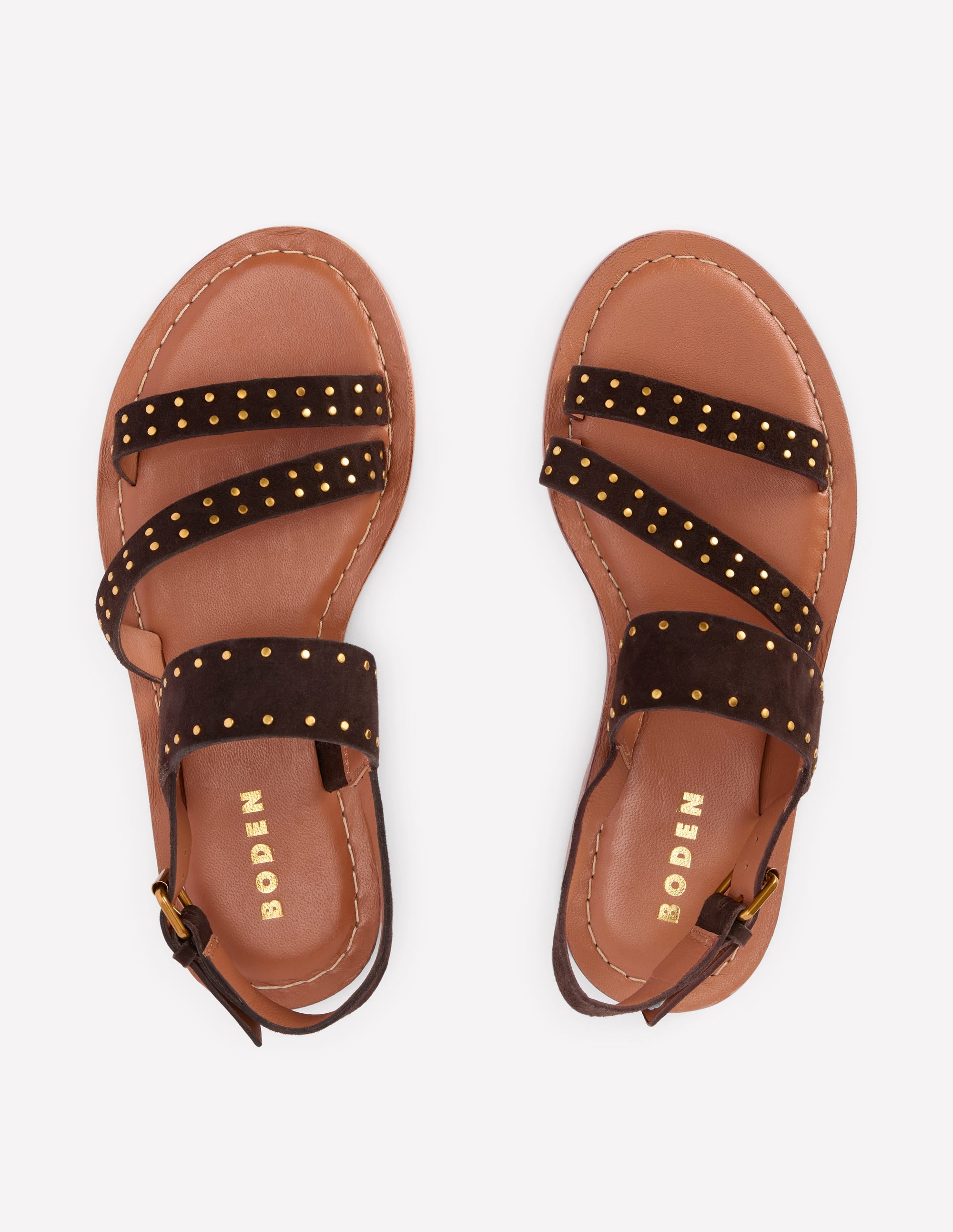 Asymmetric Sandal-Bitter Chocolate - Image 5
