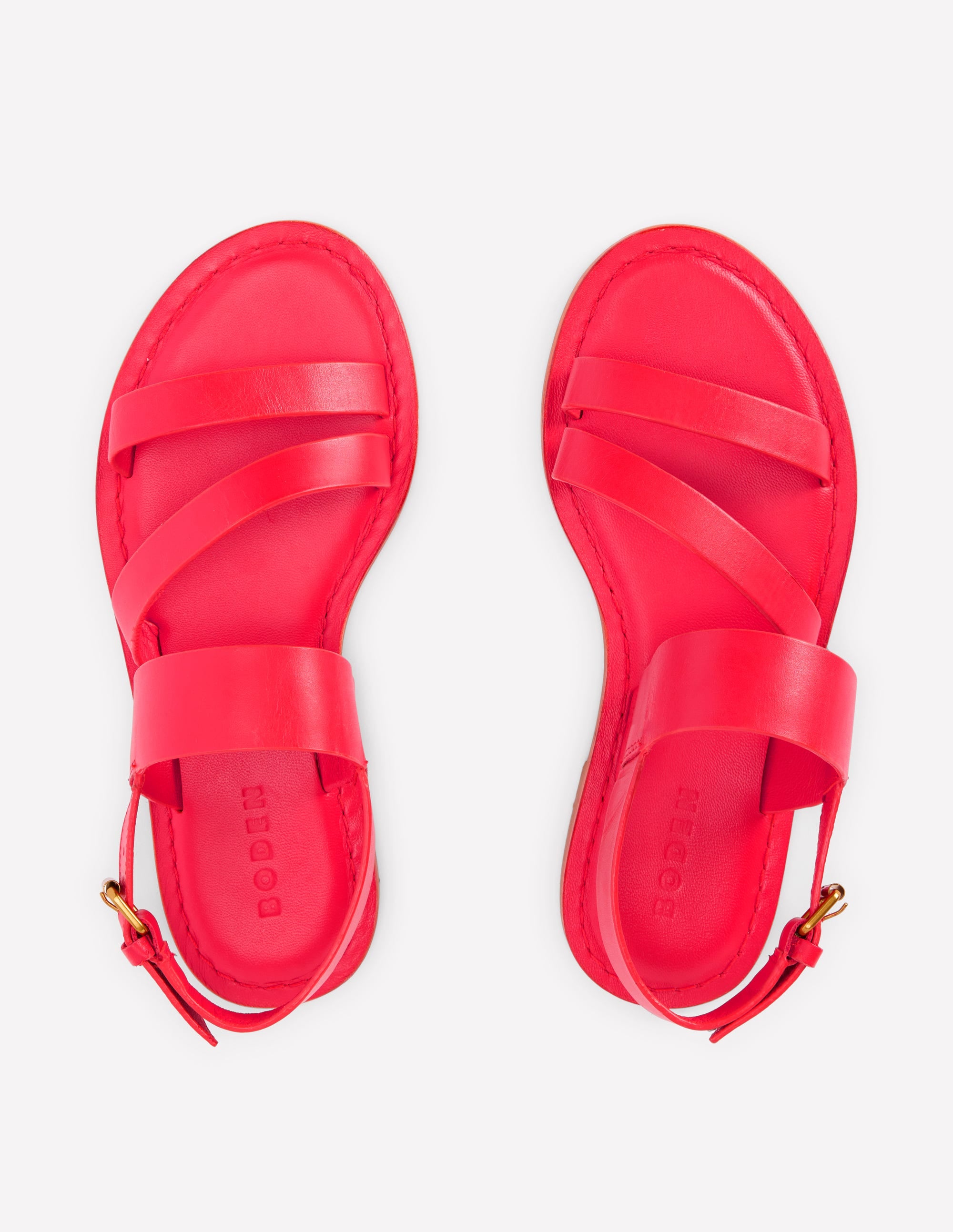 Asymmetric Sandal-Red - Image 5
