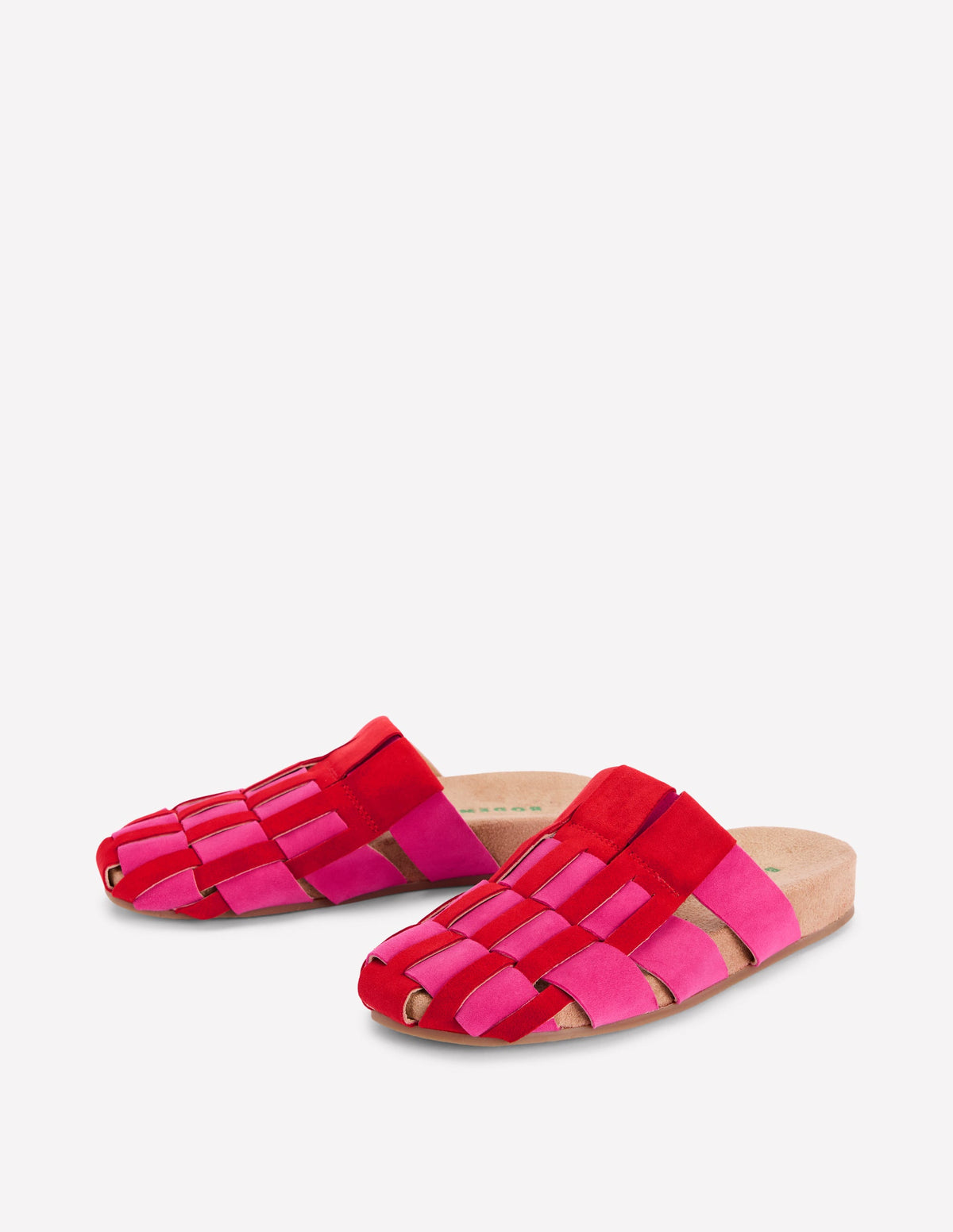 Loretta Multi Strap Clog-Pink/Red - Image 3