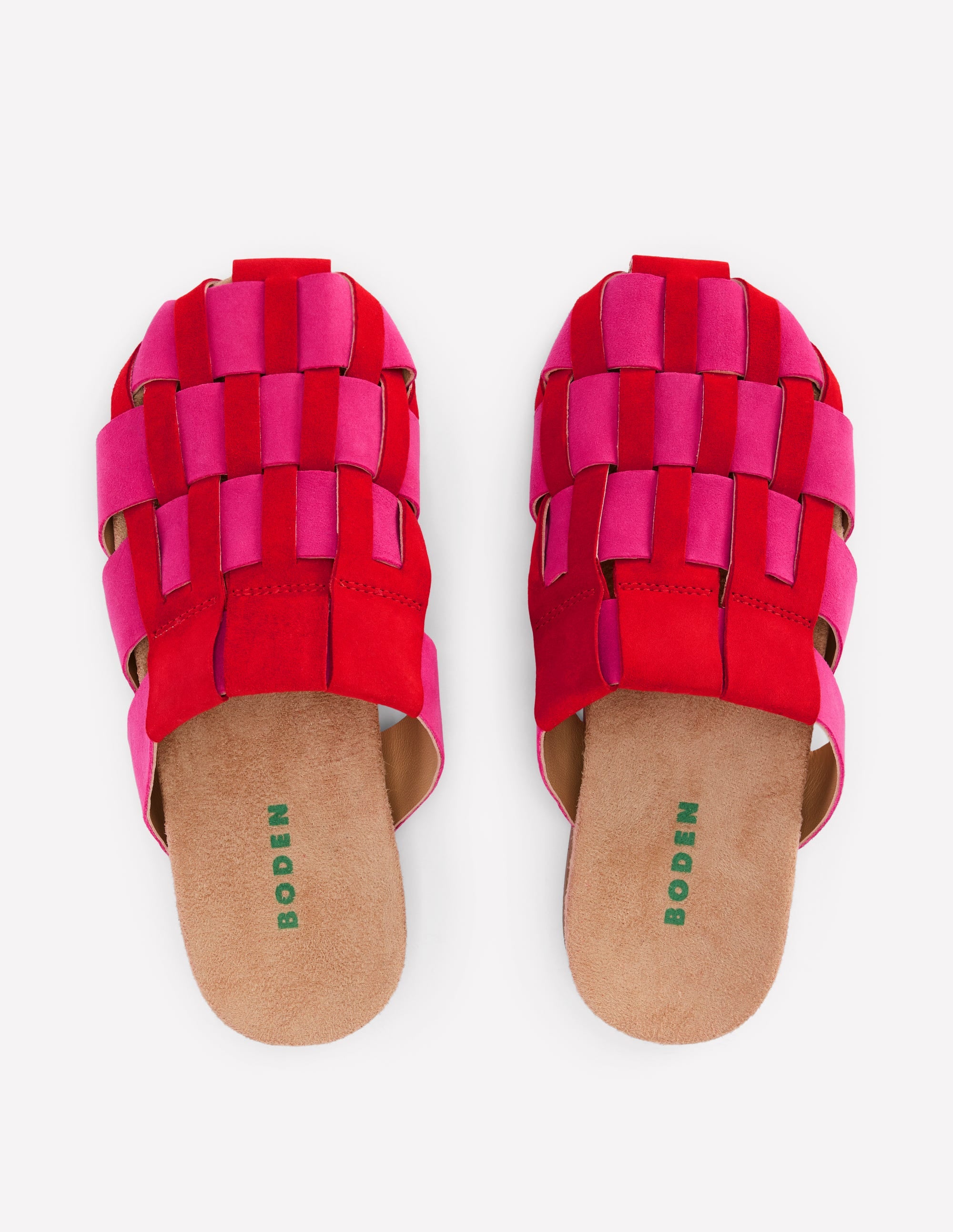 Loretta Multi Strap Clog-Pink/Red - Image 5