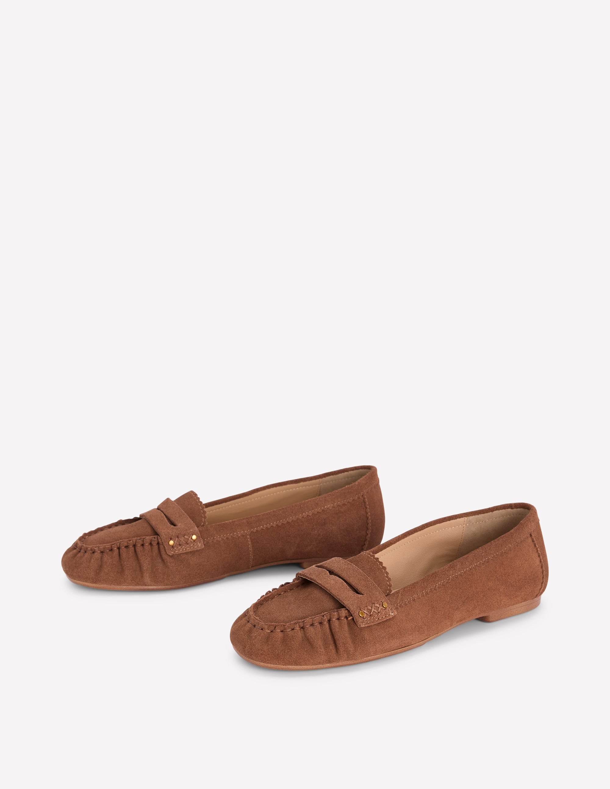 Classic Penny Loafers-Tan - Image 3