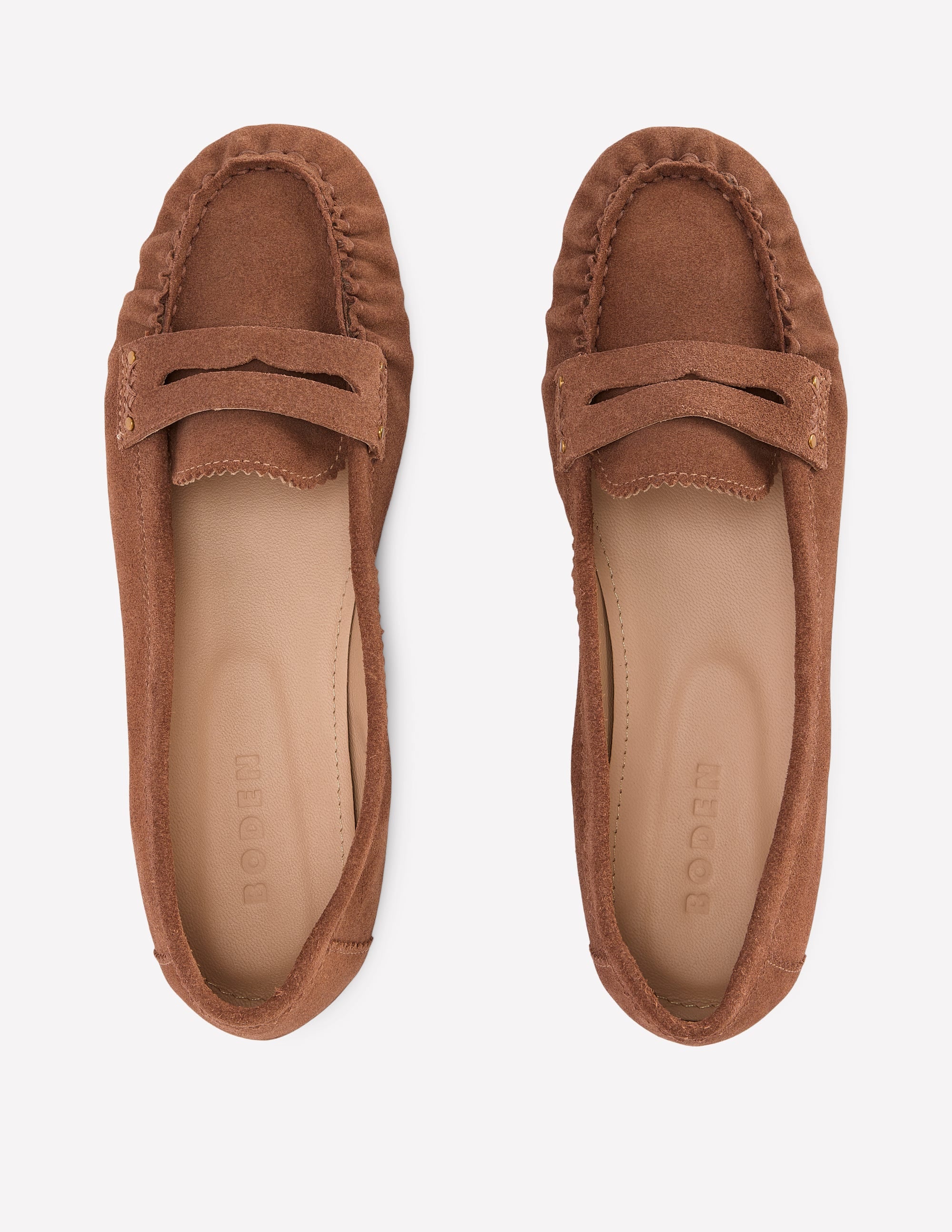 Classic Penny Loafers-Tan - Image 5