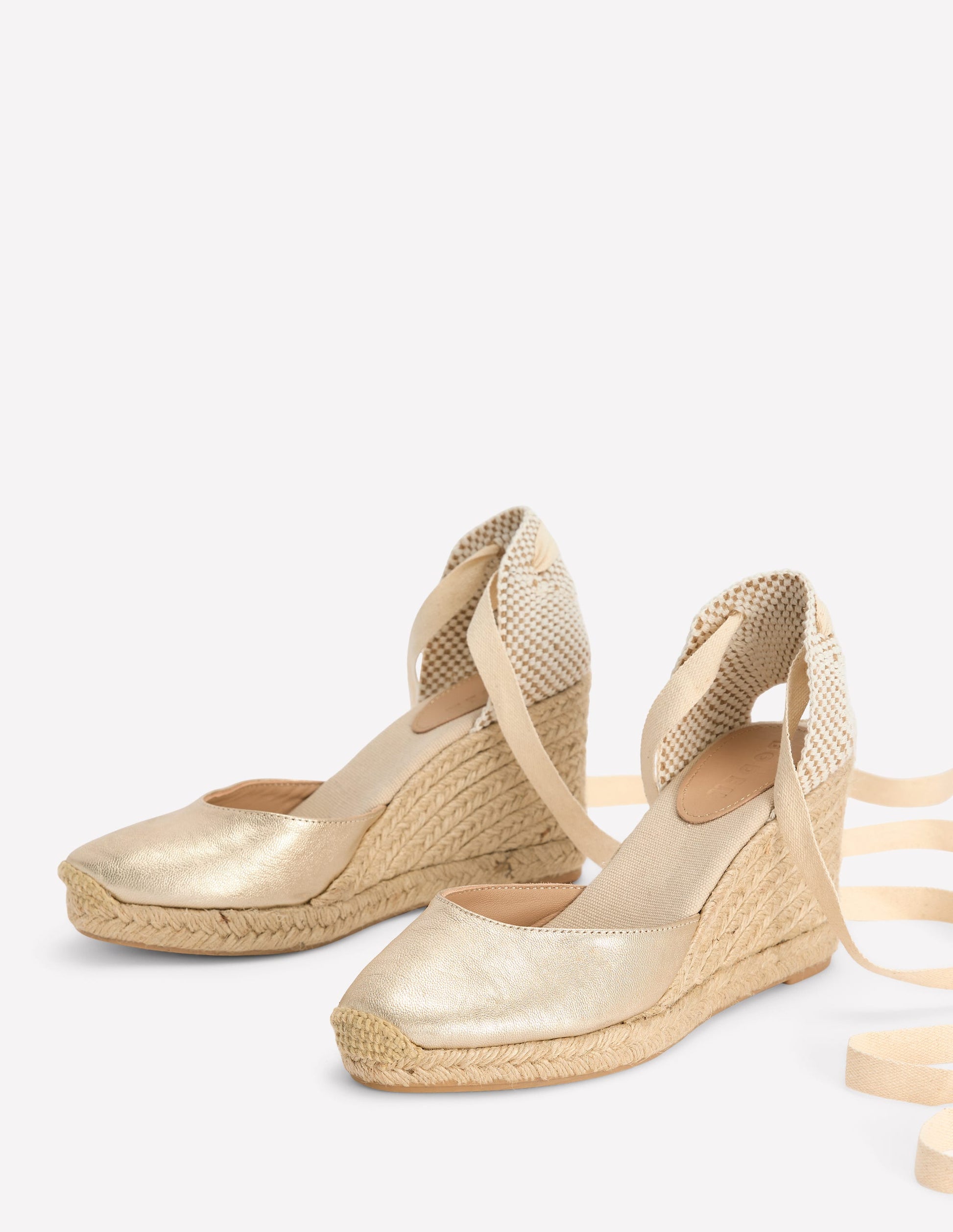 Cassie high wedge espadrille-Gold-3