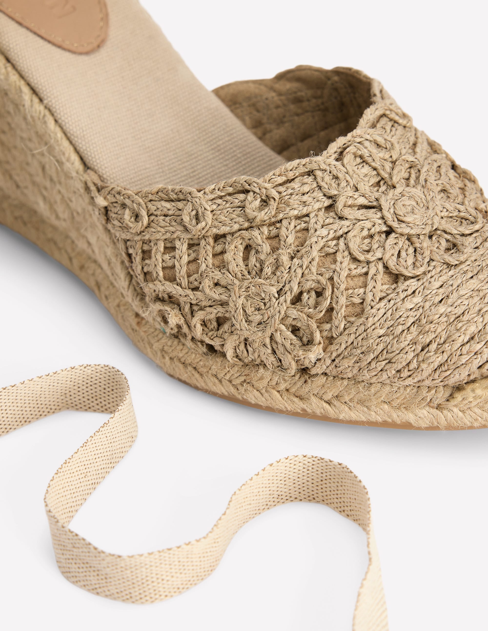 Cassie High Wedge Espadrilles-Natural - Image 4