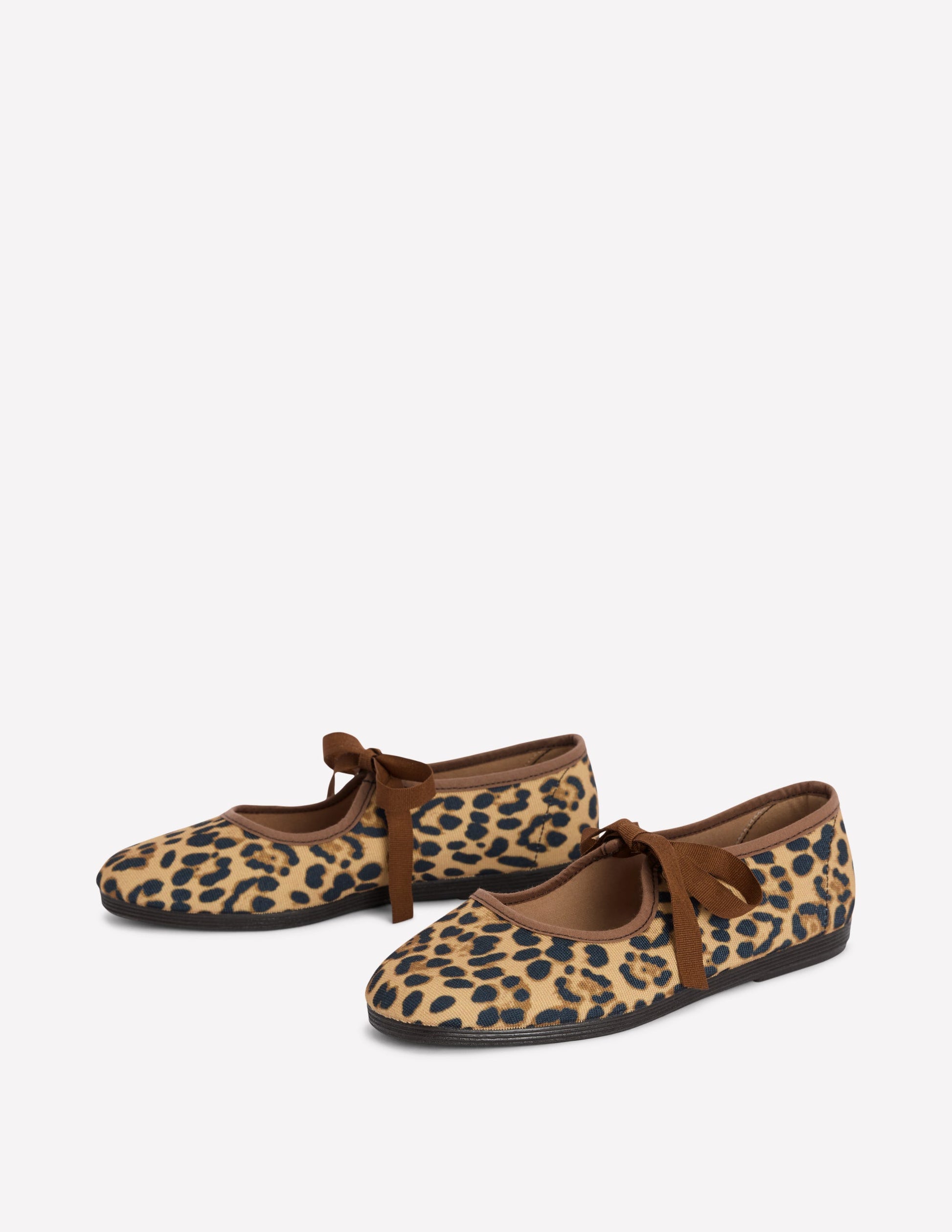 Flexi Tie Mary Janes-Leopard-4
