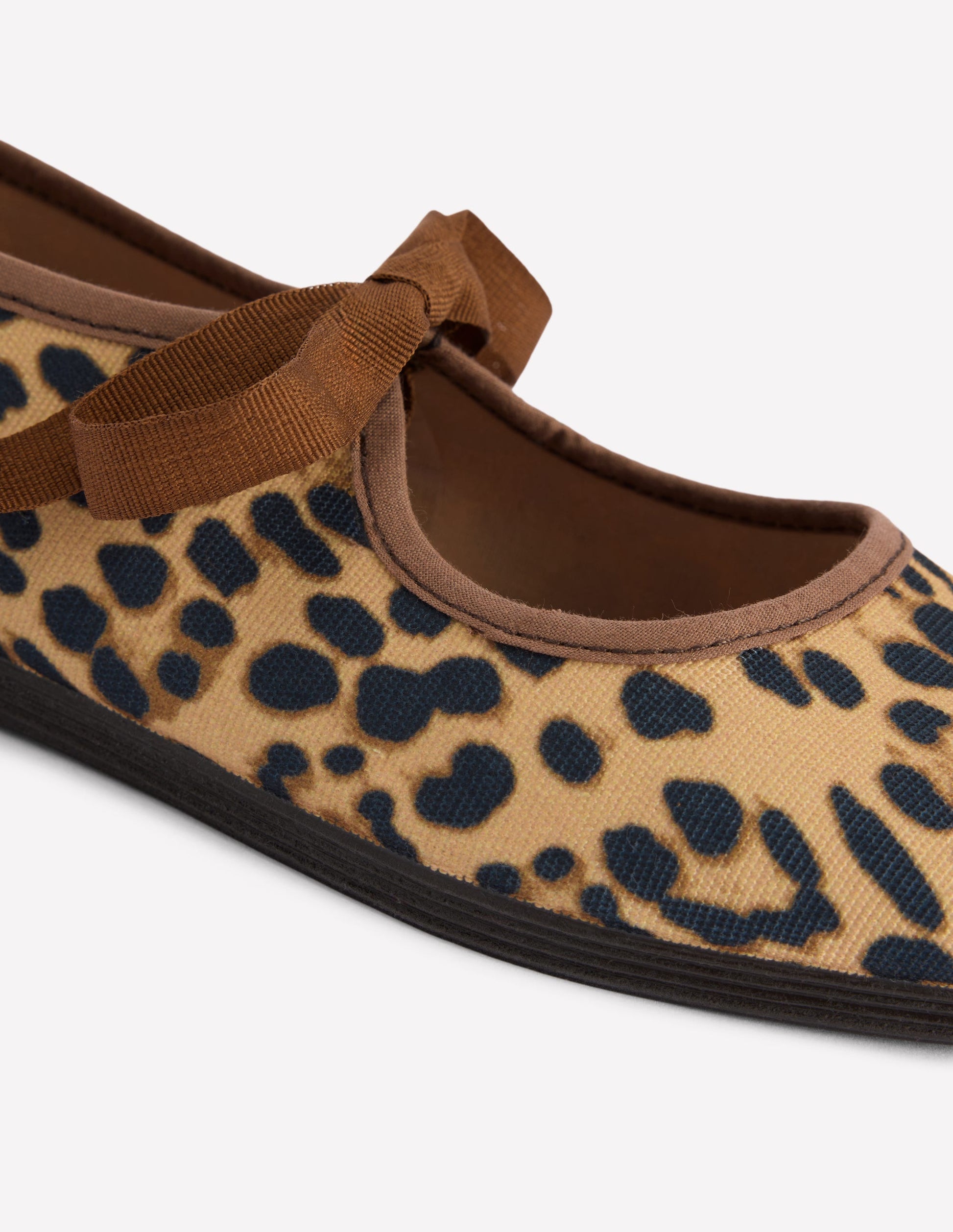 Flexi Tie Mary Janes-Leopard-5