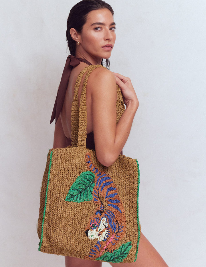 Shopper Tote-Tiger