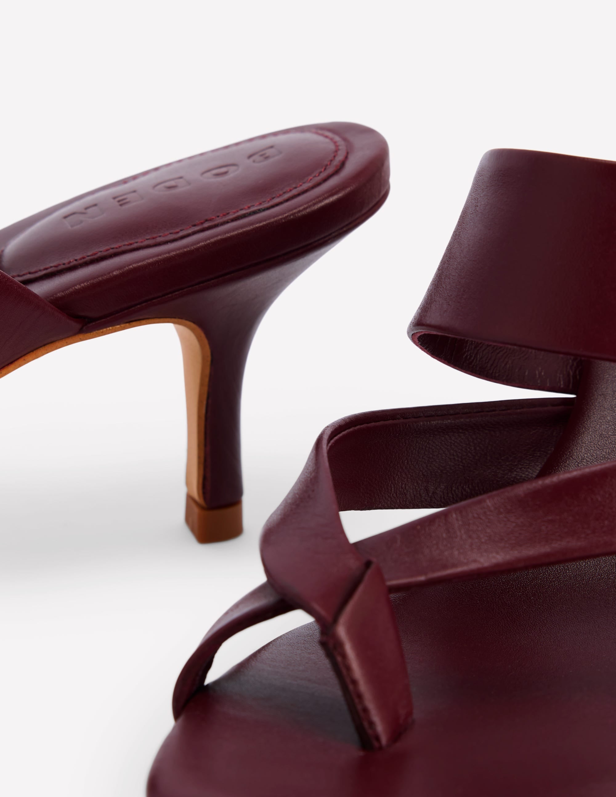 Toe Post Kitten Heel Sandal-Deep Wisteria | Boden USA