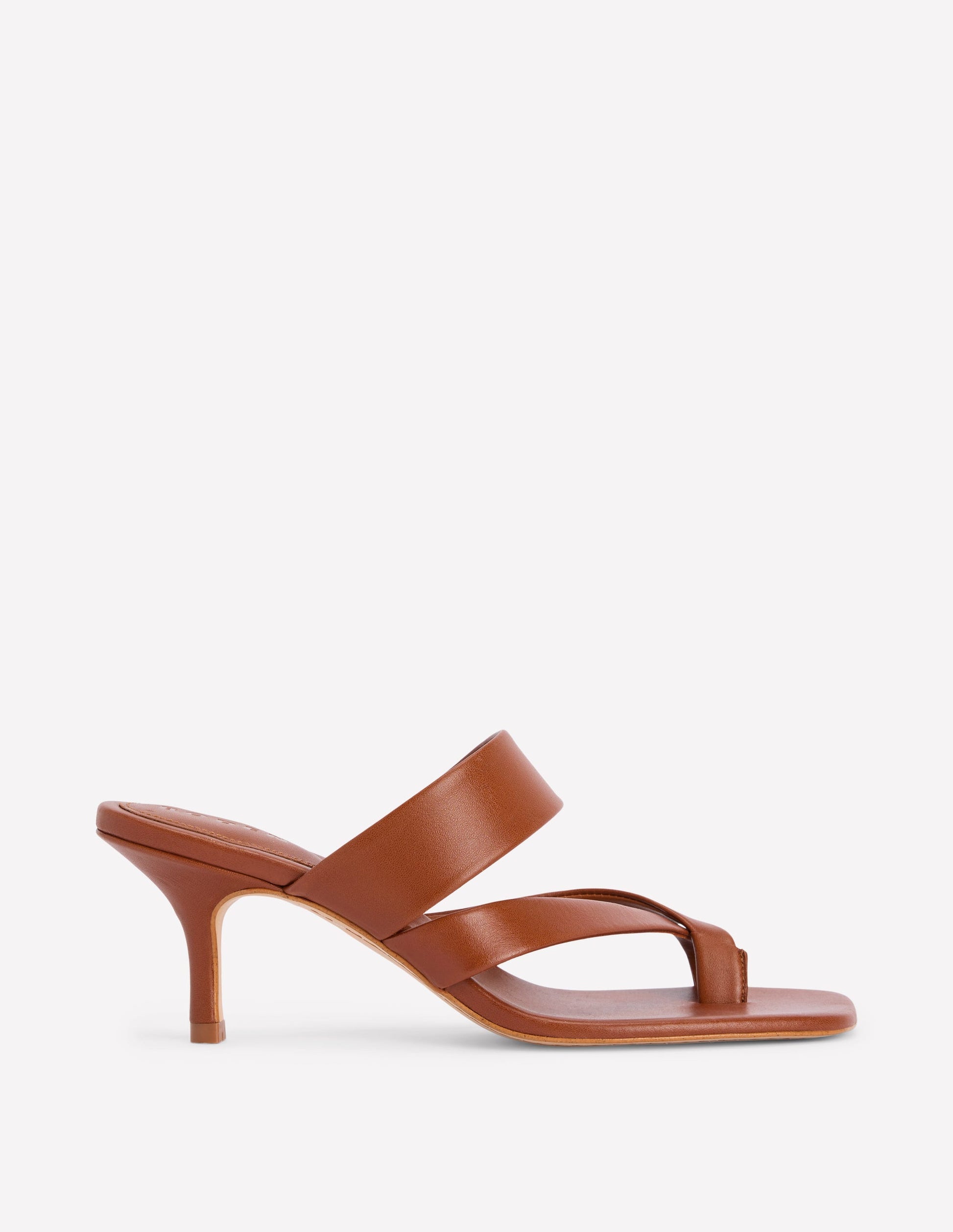 Toe Post Kitten Heels-Tan-2