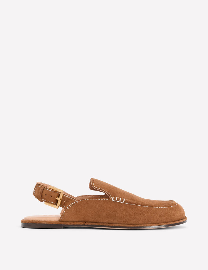 Slingback Clog-Golden Brown