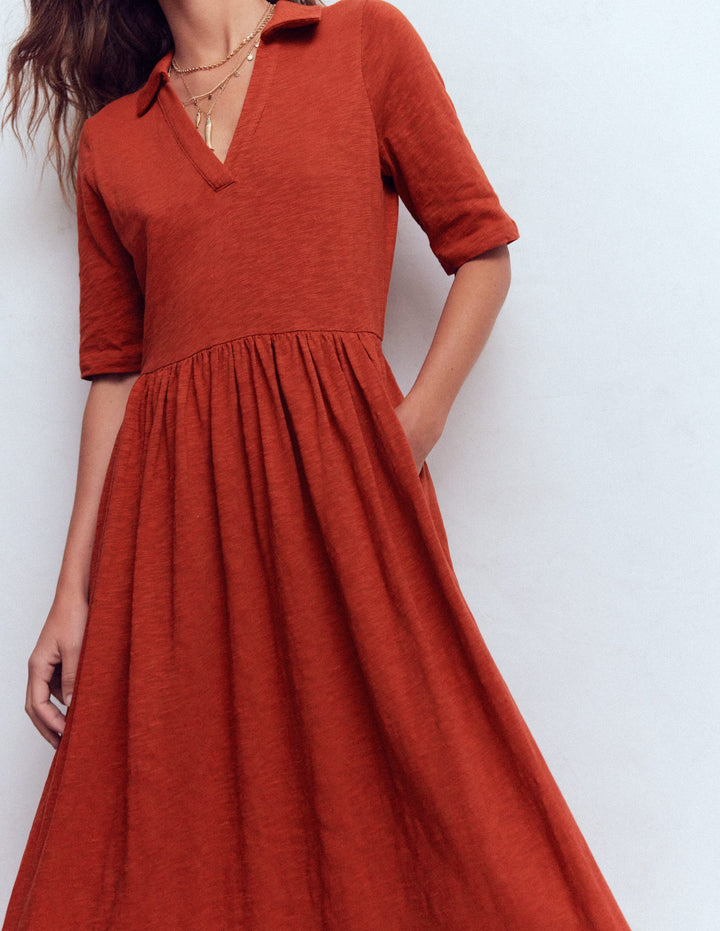 Women's Brown Jersey Dresses | Boden USA Women's Brown Jersey Dresses | Boden USA