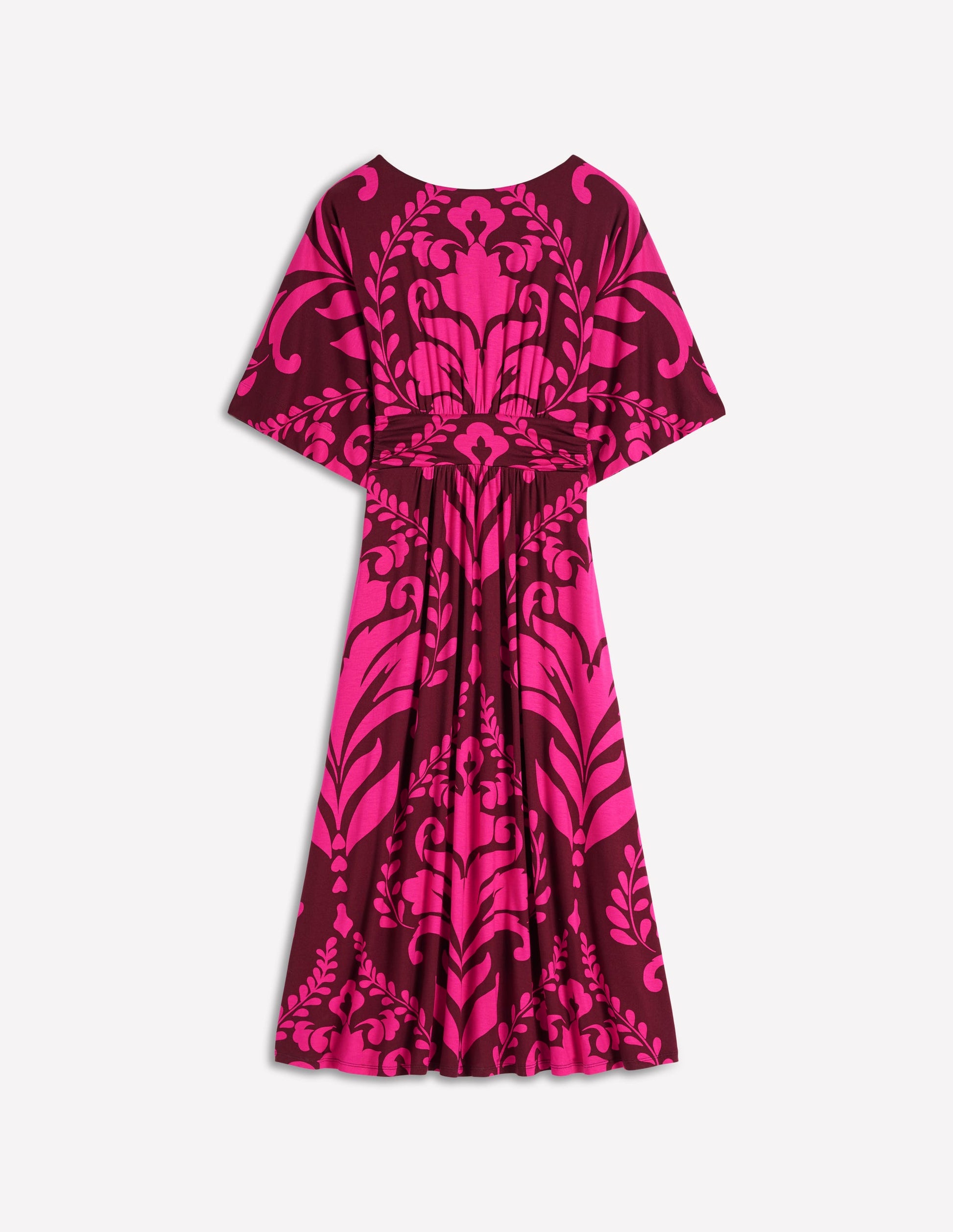 Boden Women's Imelda Kimono Jersey Dress in Pink | Size 4 Boden Women's Imelda Kimono Jersey Dress in Pink | Size 4