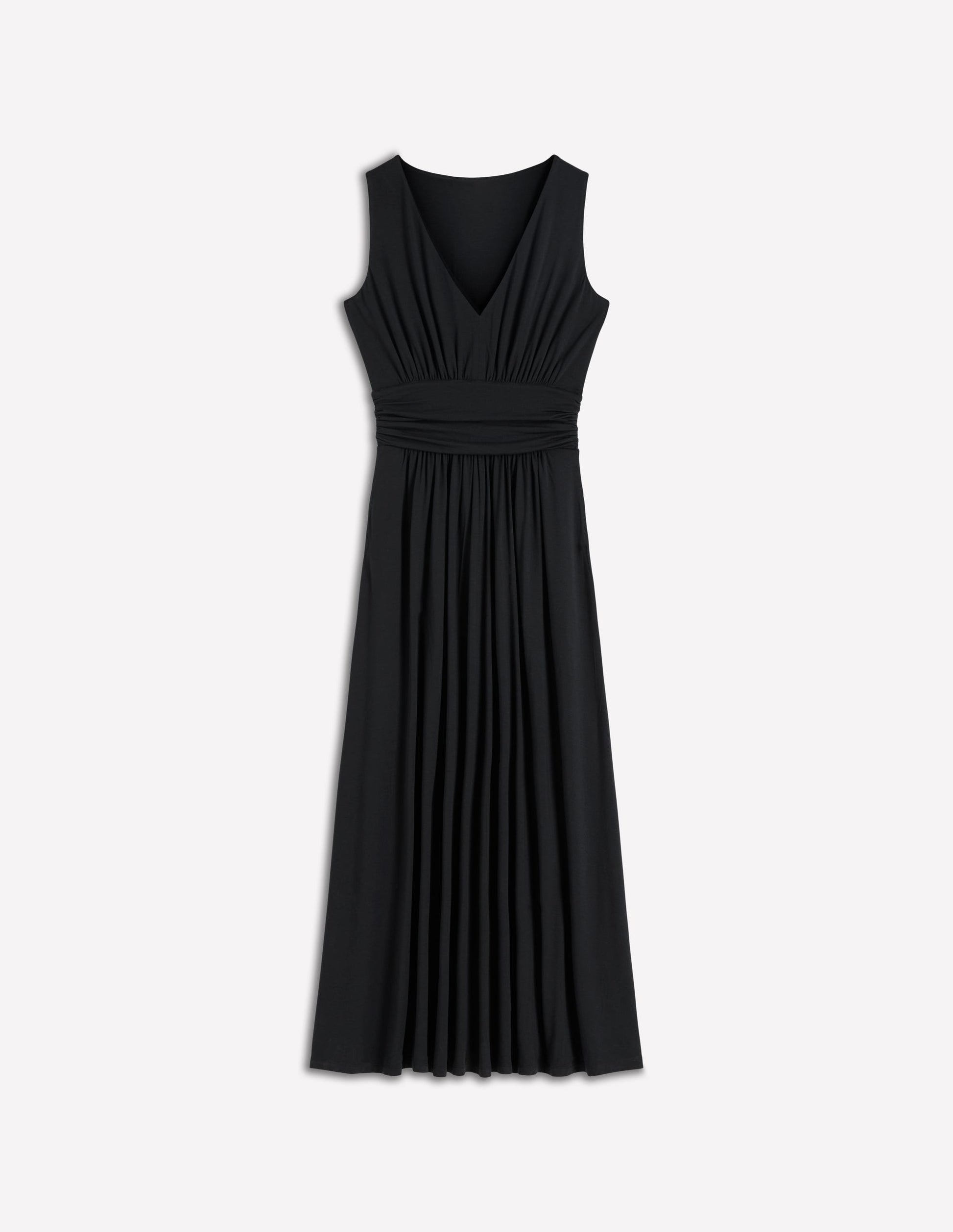 Elodie Jersey Maxi Dress-Black-7