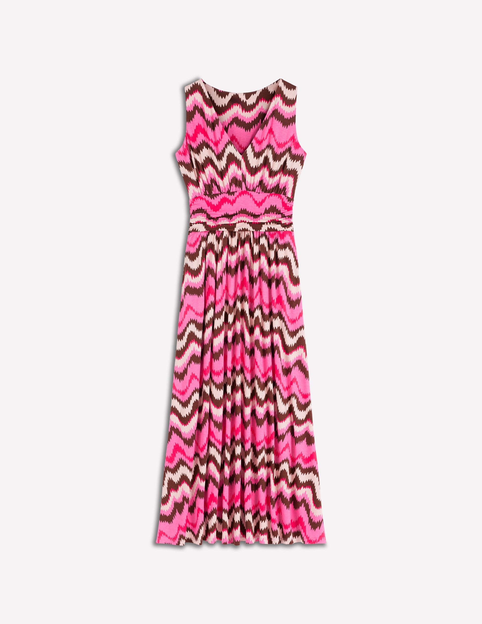 open lace back dress Misso Dress Pink Zig Zag main image 1