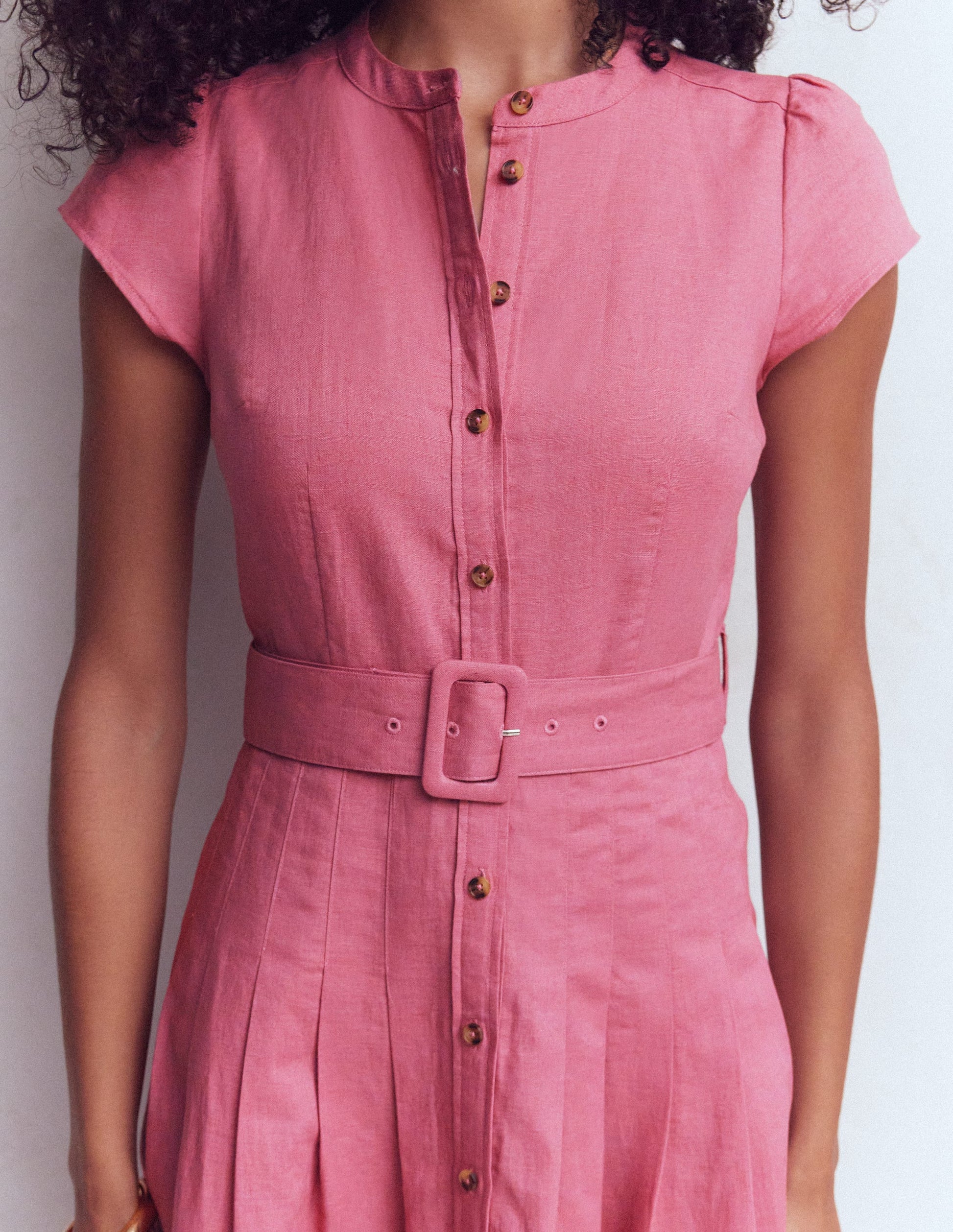knee length dresses for ladies Luna dress heather linen by Steve Madden